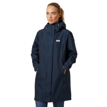 Load image into Gallery viewer, Helly Hansen Women&#39;s Voyage 2L HT Waterproof Coat (Navy)
