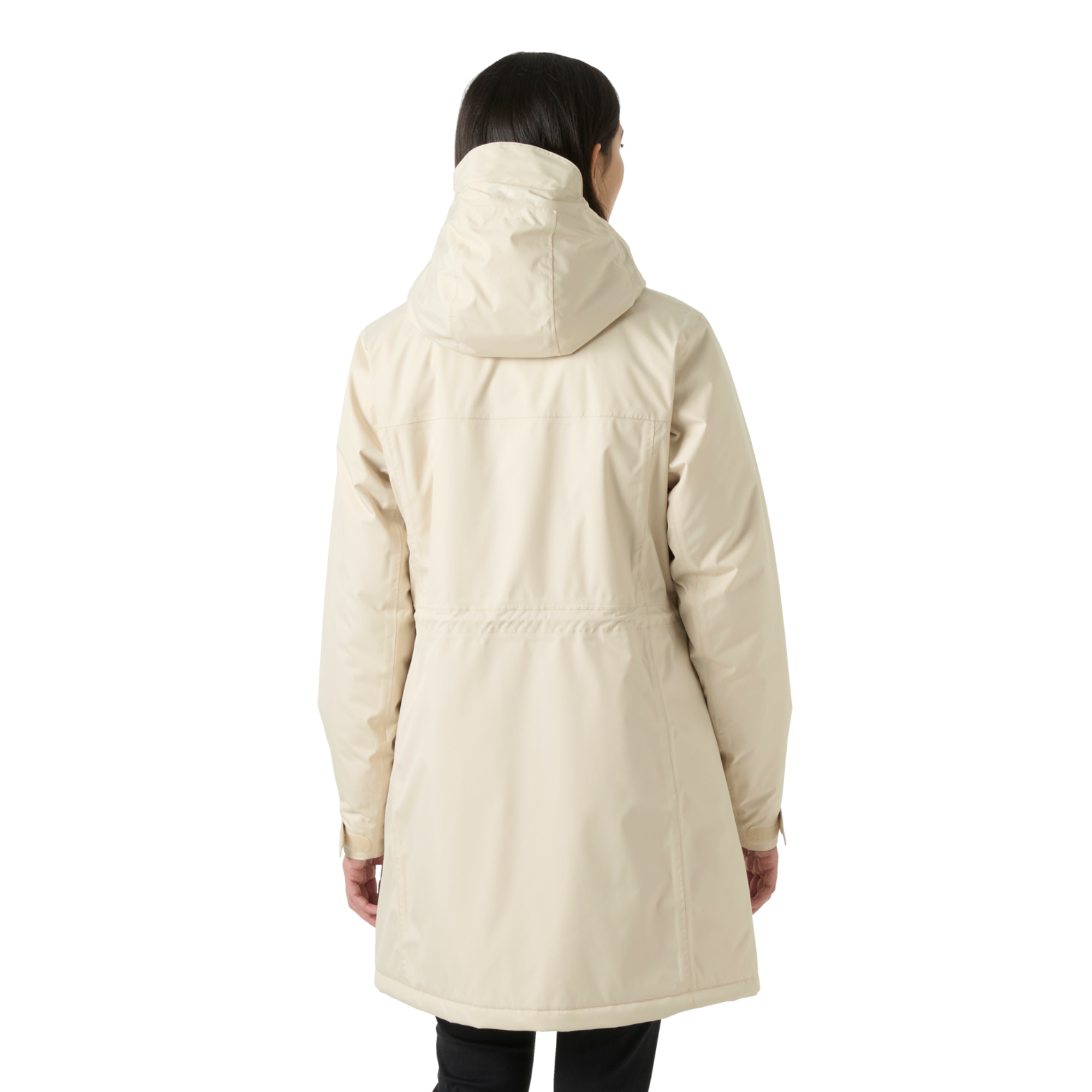 Helly Hansen Women's Westport HT Waterproof Insulated Rain Coat Parka Cream 034 53298
