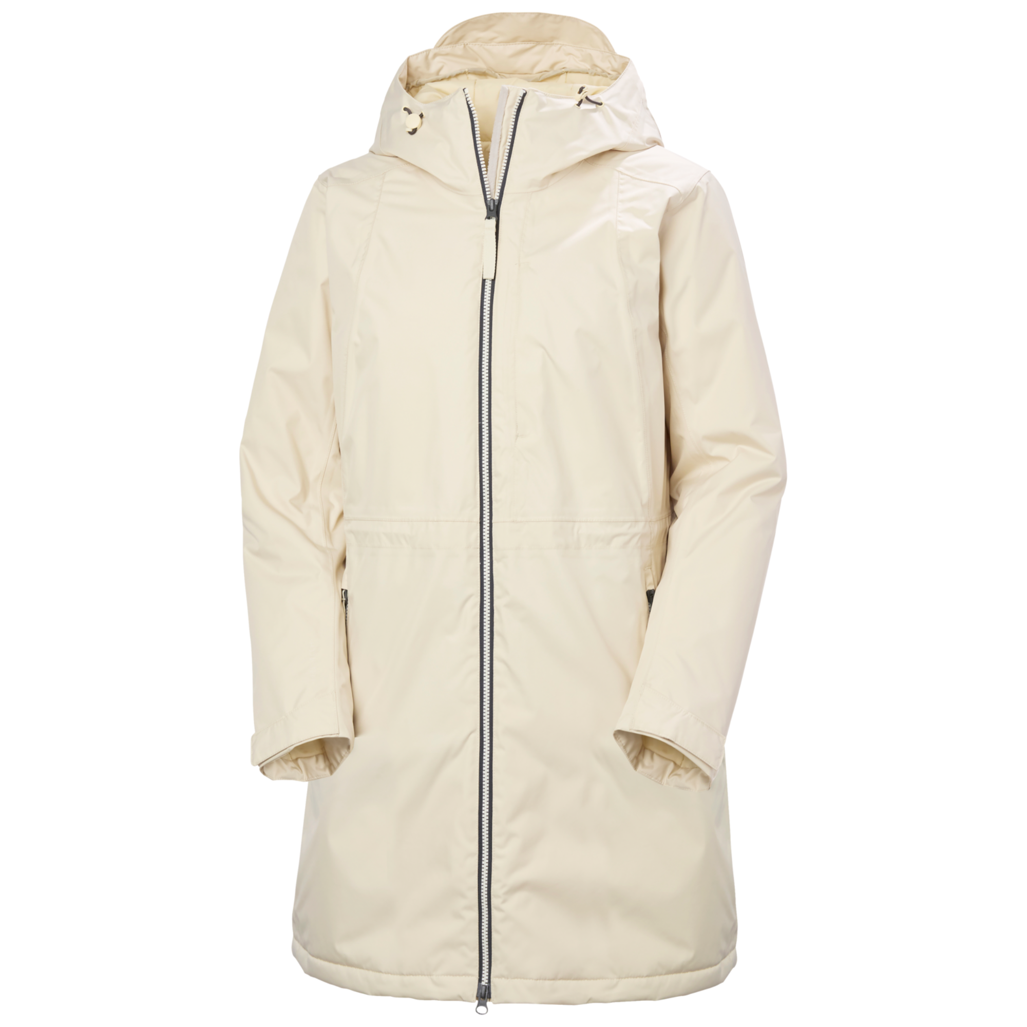 Helly Hansen Women's Westport HT Waterproof Insulated Rain Coat Parka Cream 034 53298