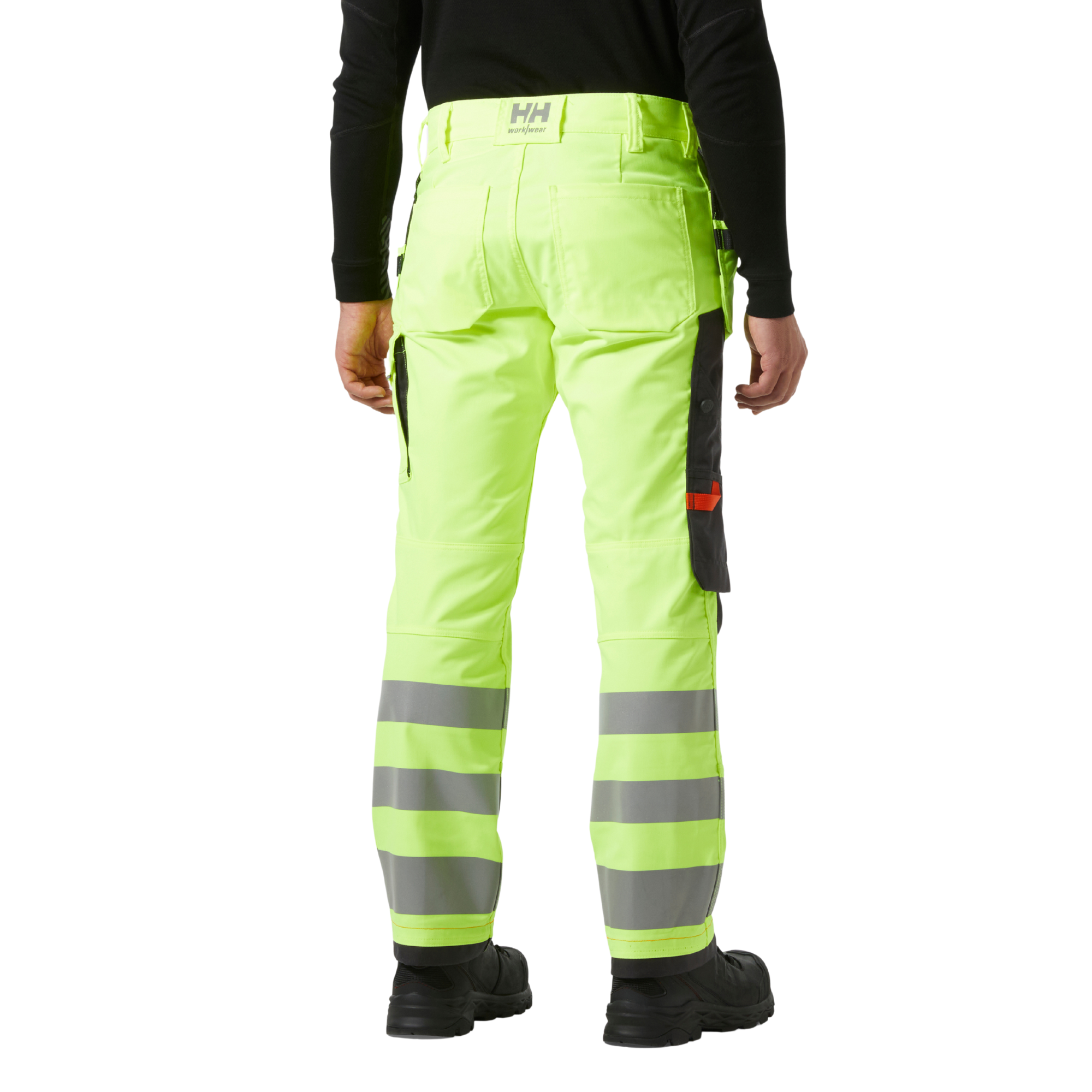 Helly Hansen Workwear Men's Alna 2.0 Class 2 Hi-Vis Construction Trousers (Yellow)