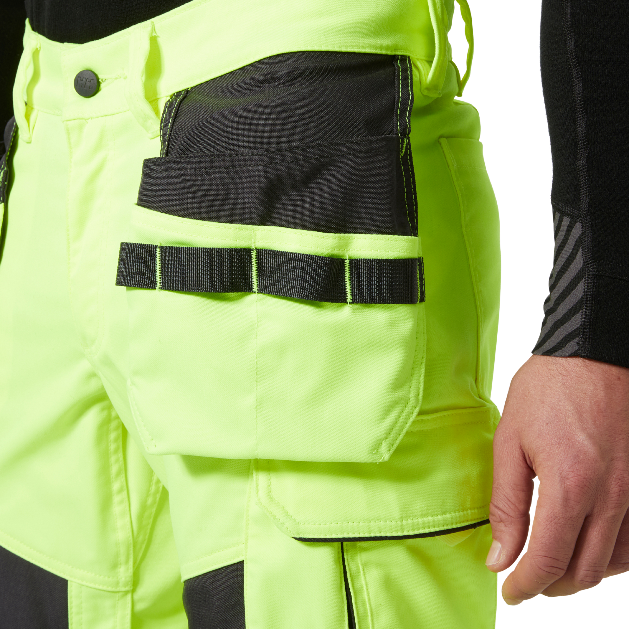 Helly Hansen Workwear Men's Alna 2.0 Class 2 Hi-Vis Construction Trousers (Yellow)