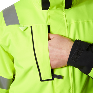 Helly Hansen Workwear Men's Alna 2.0 Hi-Vis Waterproof Jacket (Yellow)