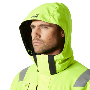 Helly Hansen Workwear Men's Alna 2.0 Hi-Vis Waterproof Jacket (Yellow)
