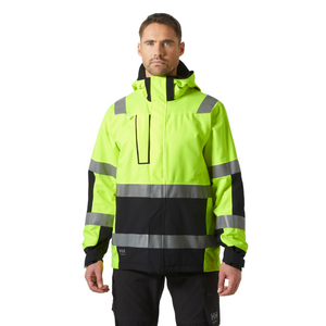 Helly Hansen Workwear Men's Alna 2.0 Hi-Vis Waterproof Jacket (Yellow)