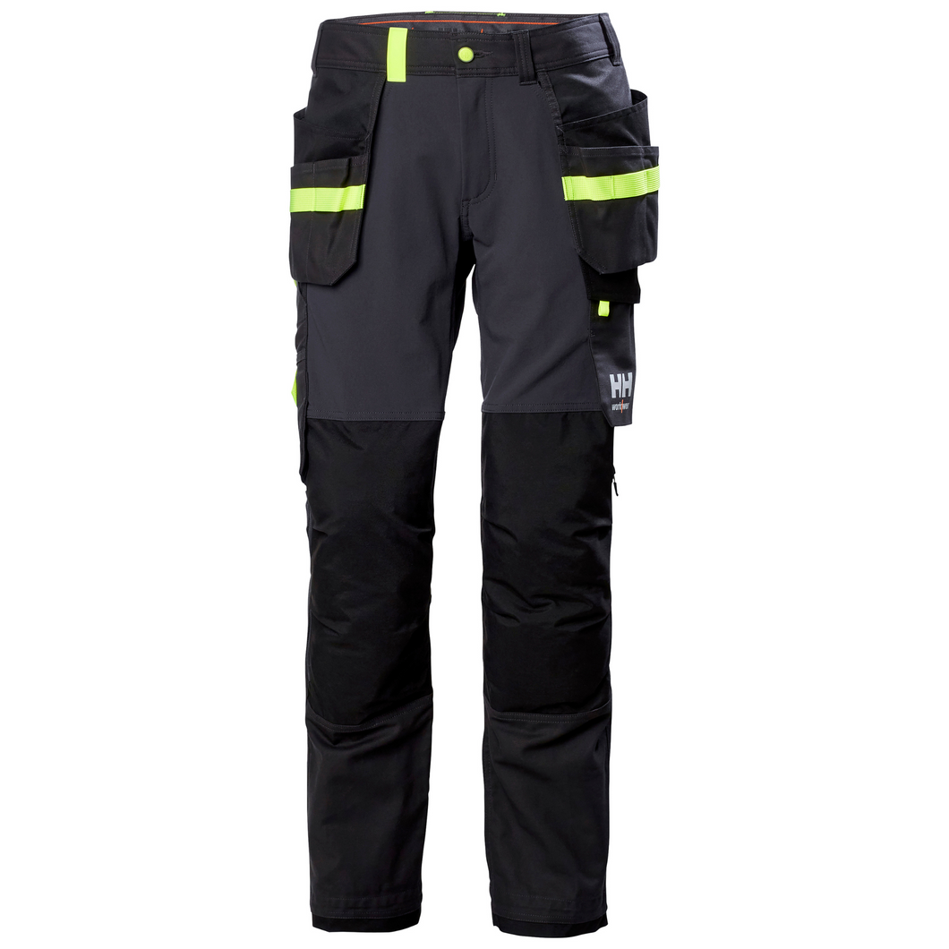Helly Hansen Workwear Men's Oxford 4X Construction Trousers (Ebony/Black)