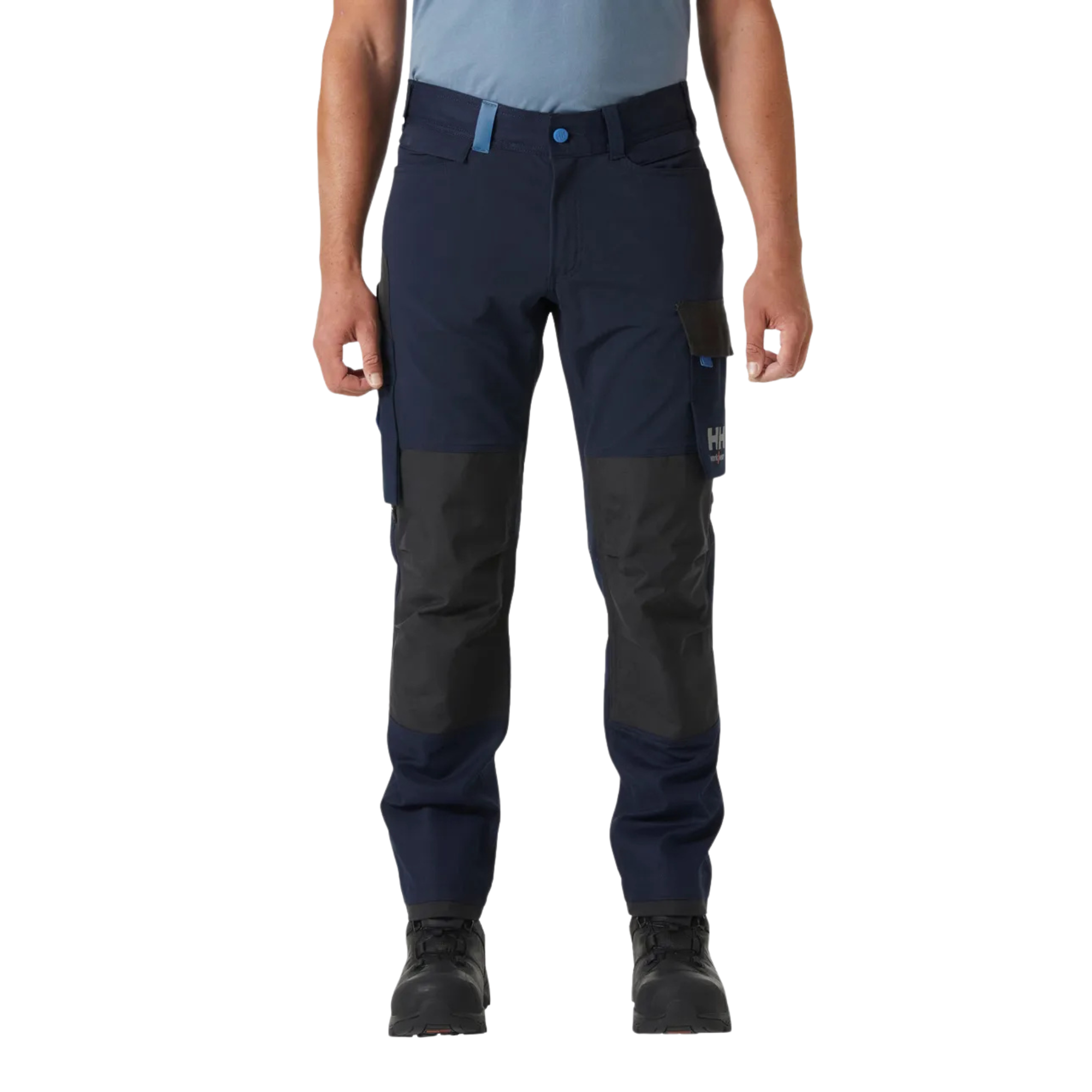 Helly Hansen Workwear Men's Oxford 4X HH Connect Work Trousers Pants Navy 599 77395