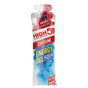 High 5 Energy Gel Aqua with Caffeine (66g)(Berry)