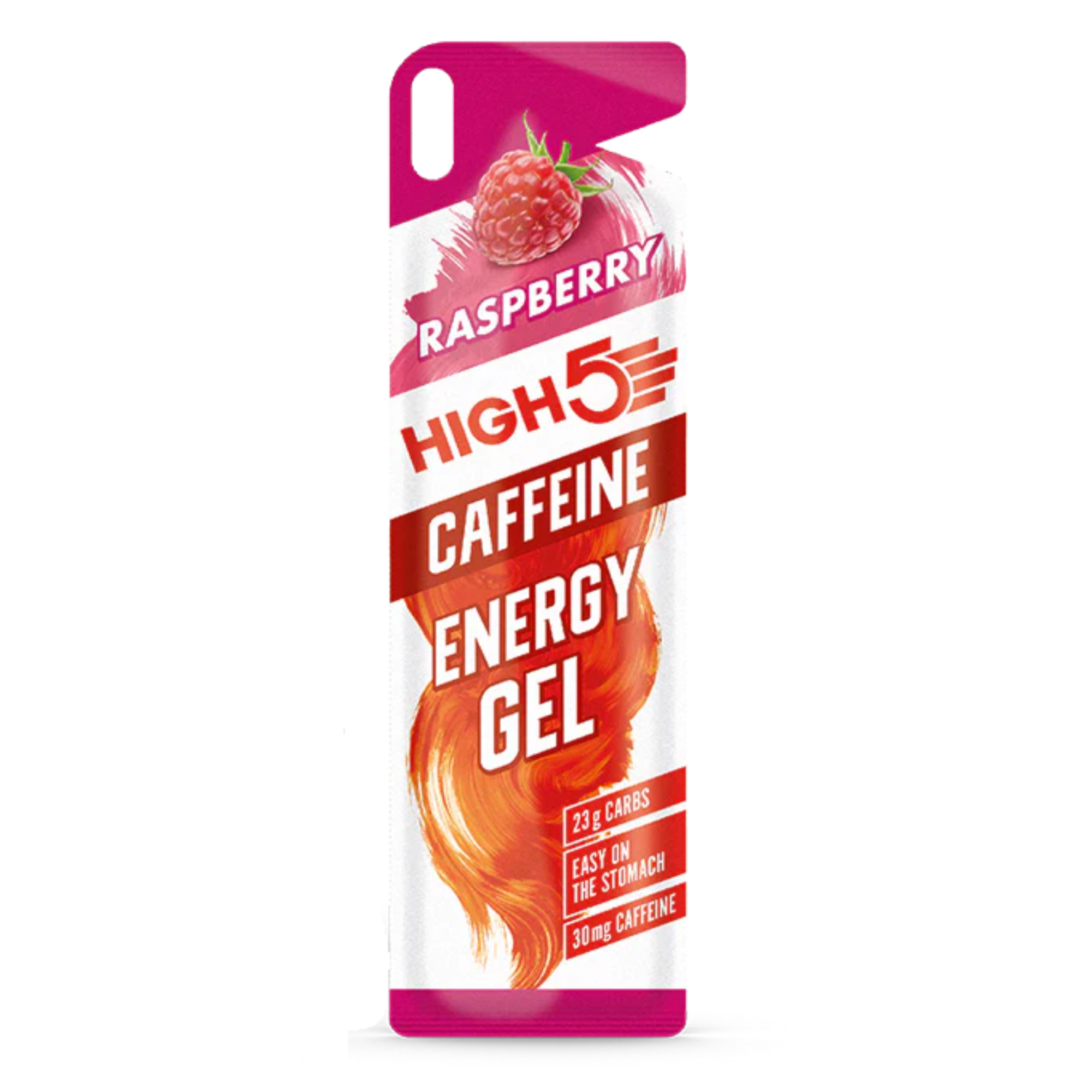 High 5 Energy Gel with Caffeine 40g Pouch (Raspberry)