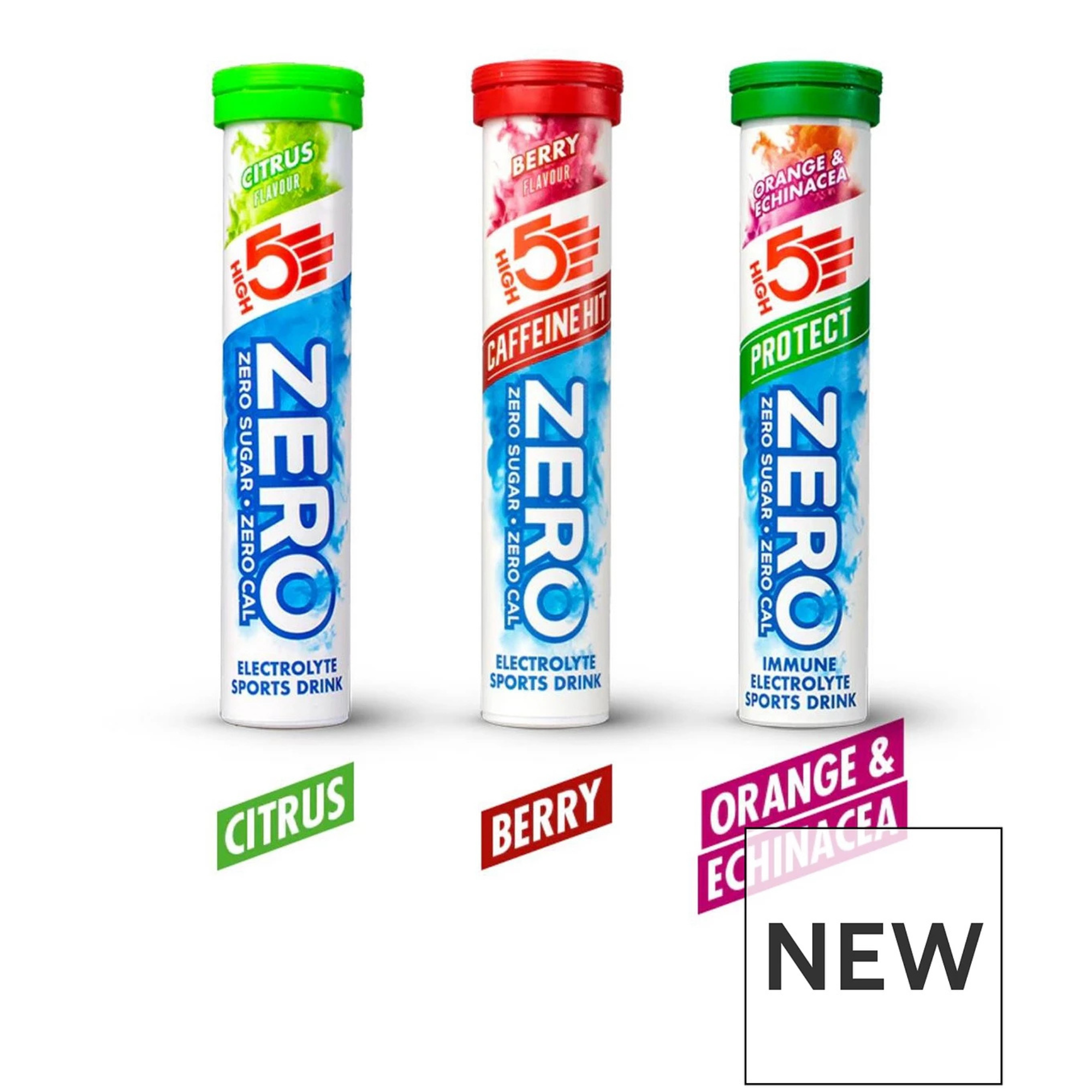 High 5 Zero Electrolyte Triple Pack (Berry/Citrus/Orange & Echinacea)