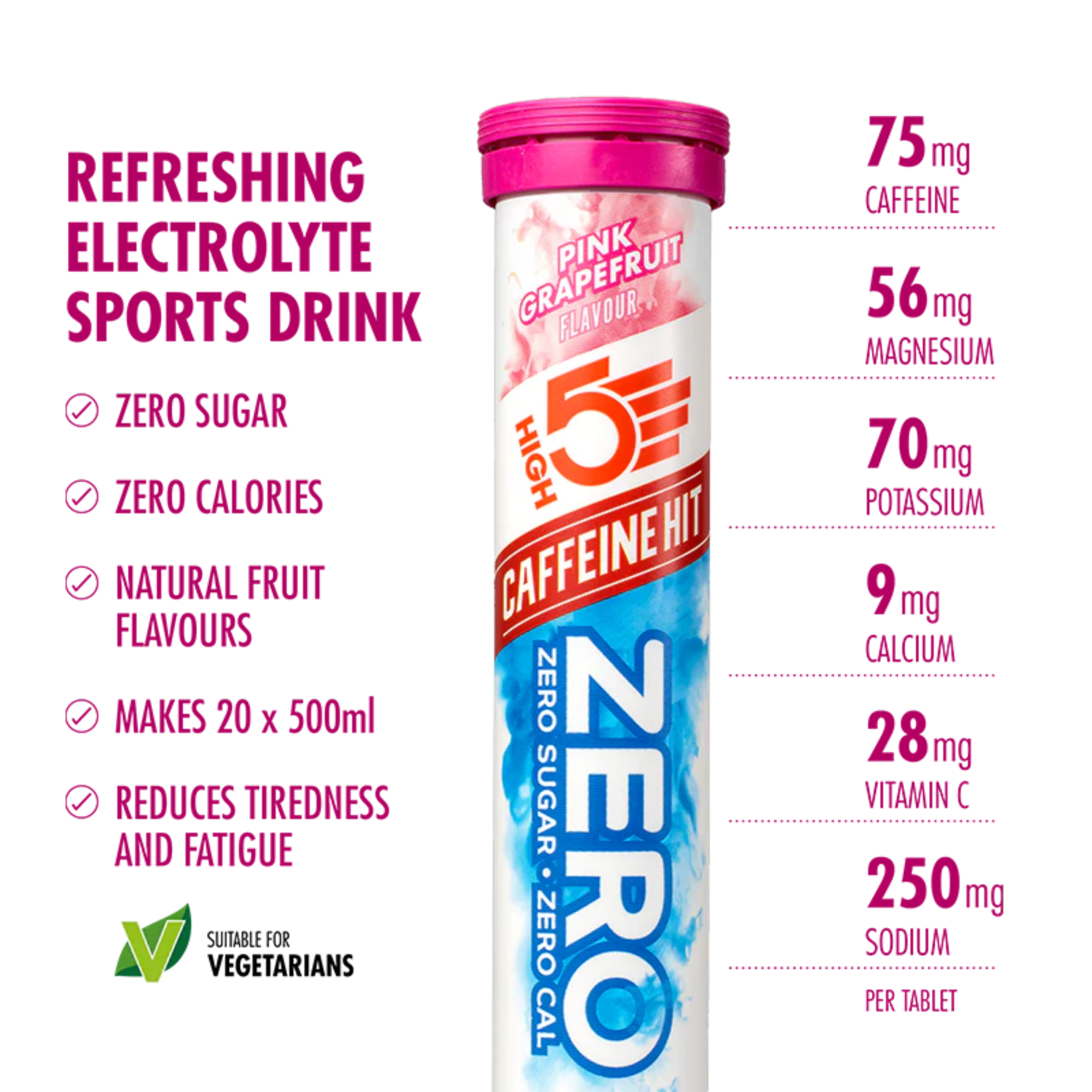 High 5 Zero Electrolyte Drink Triple Pack (Berry/Citrus/Orange & Echinacea)