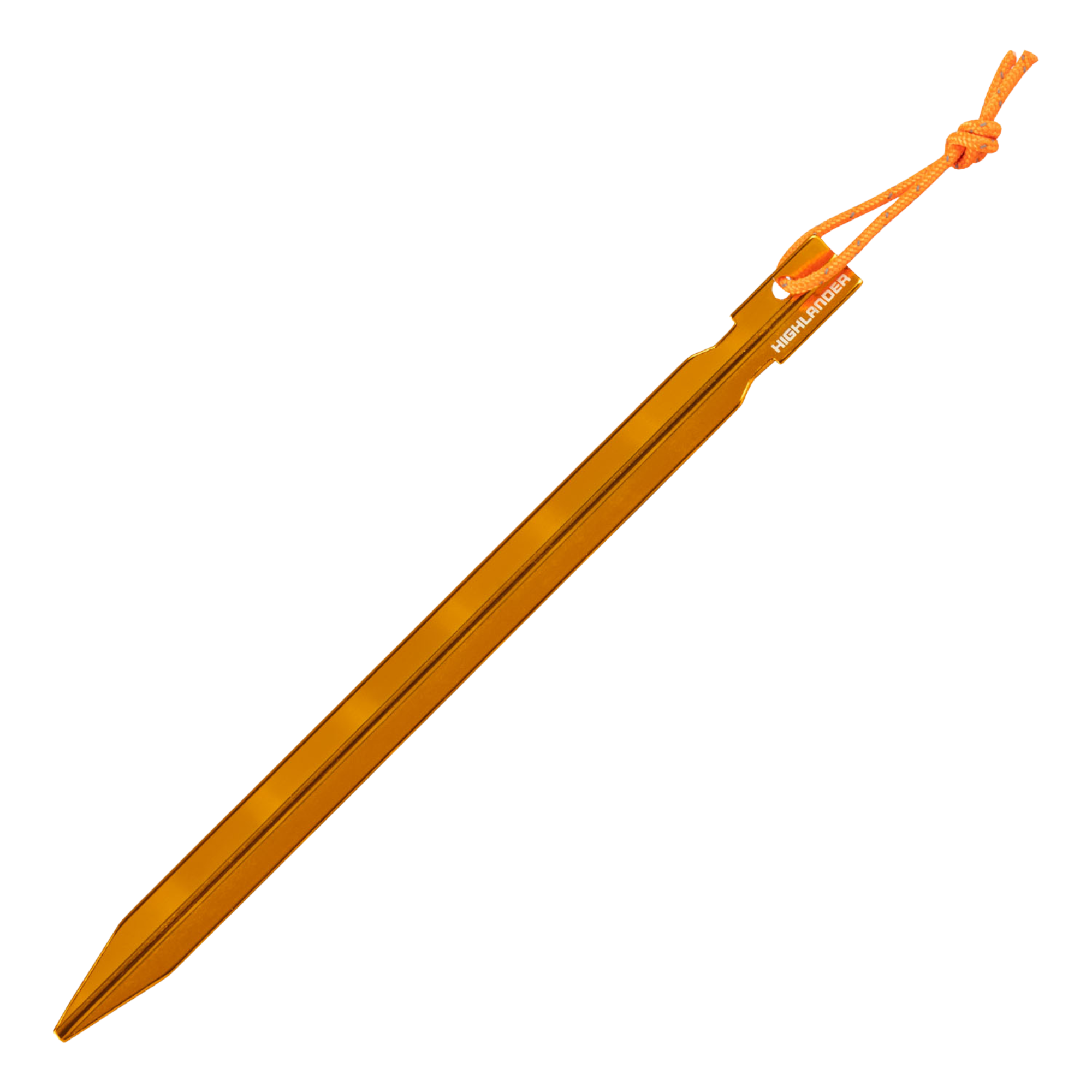 Highlander 18cm/7in Arrow Aluminium Tent Pegs (6 Per Pack)
