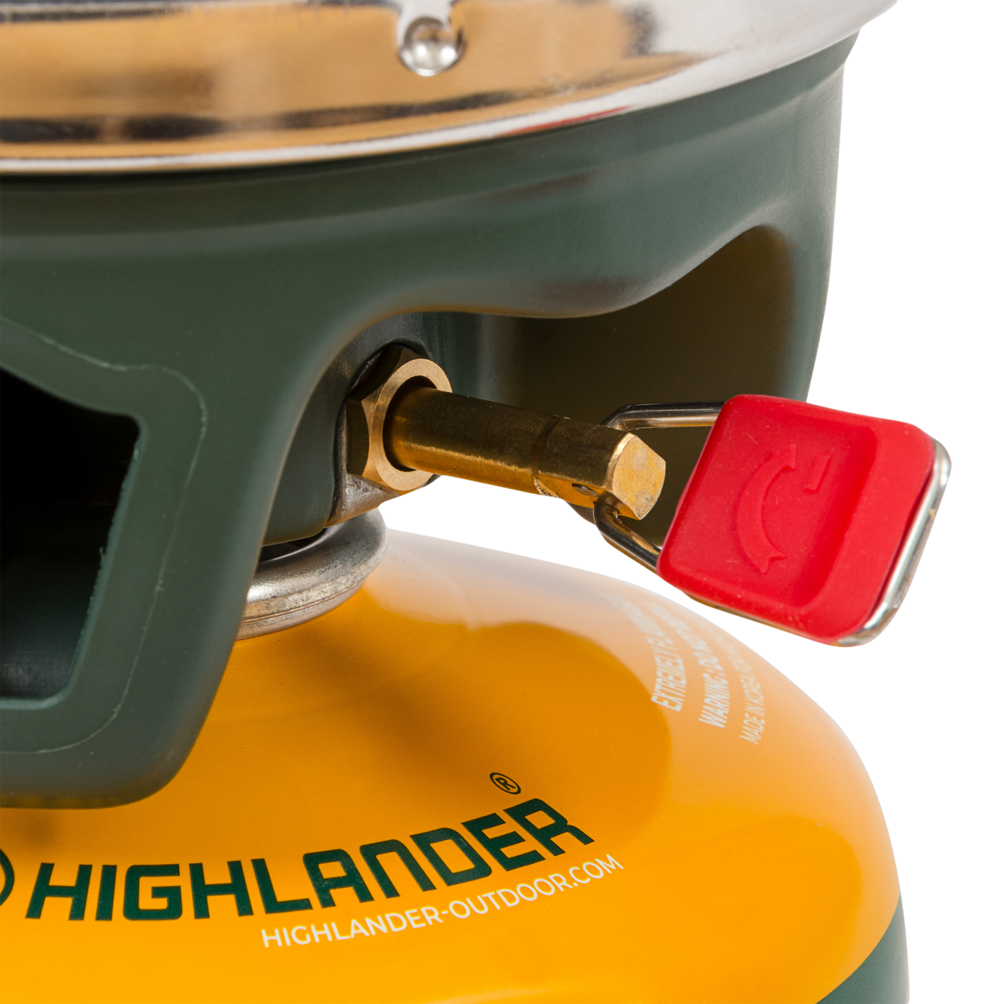Highlander Blade Fastboil III Gas Stove + 1.1L Pot Set (Olive)