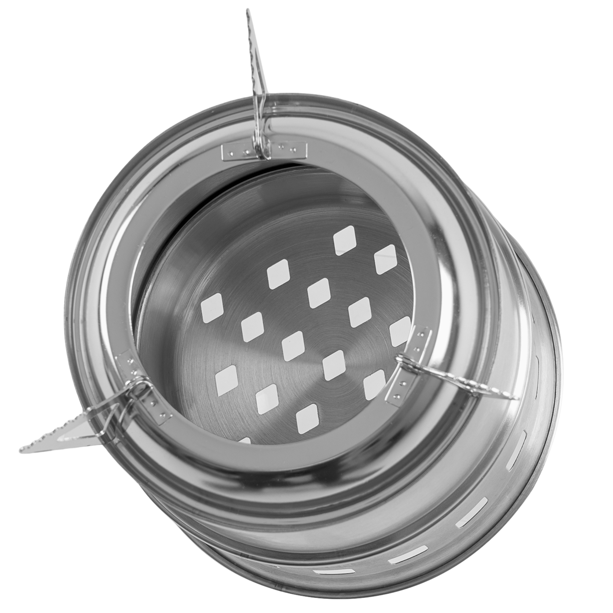 Highlander Cabar Wood Burning Stainless Steel Stove