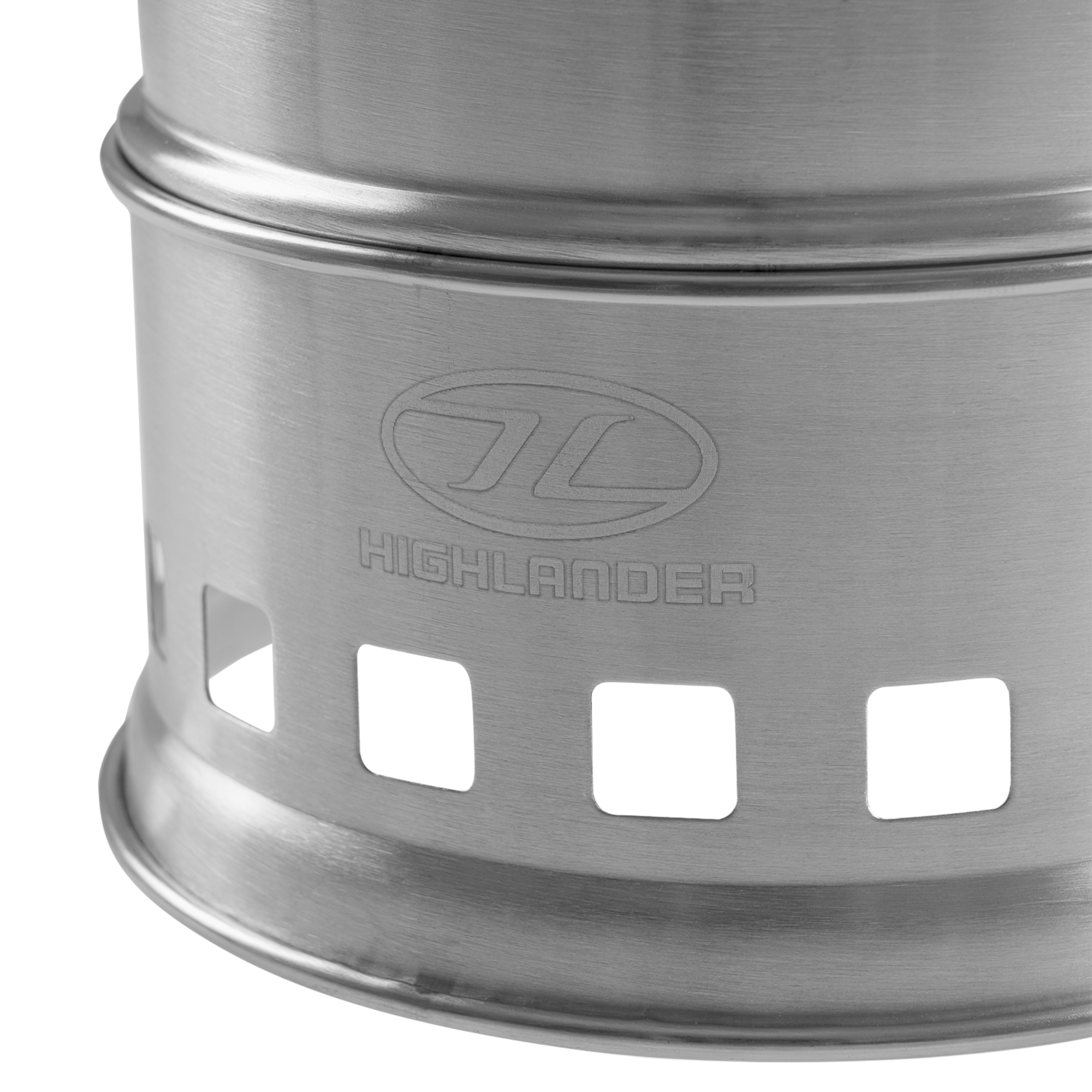 Highlander Cabar Wood Burning Stainless Steel Stove