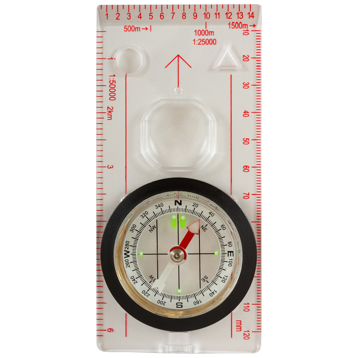 Highlander Deluxe Map Compass COM006