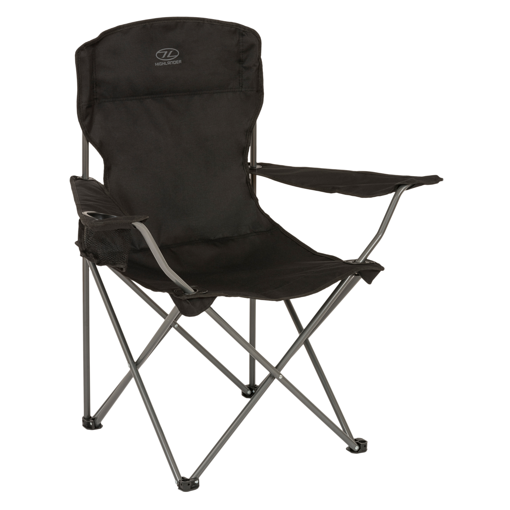 Highlander Edinburgh Camping Chair (Black)