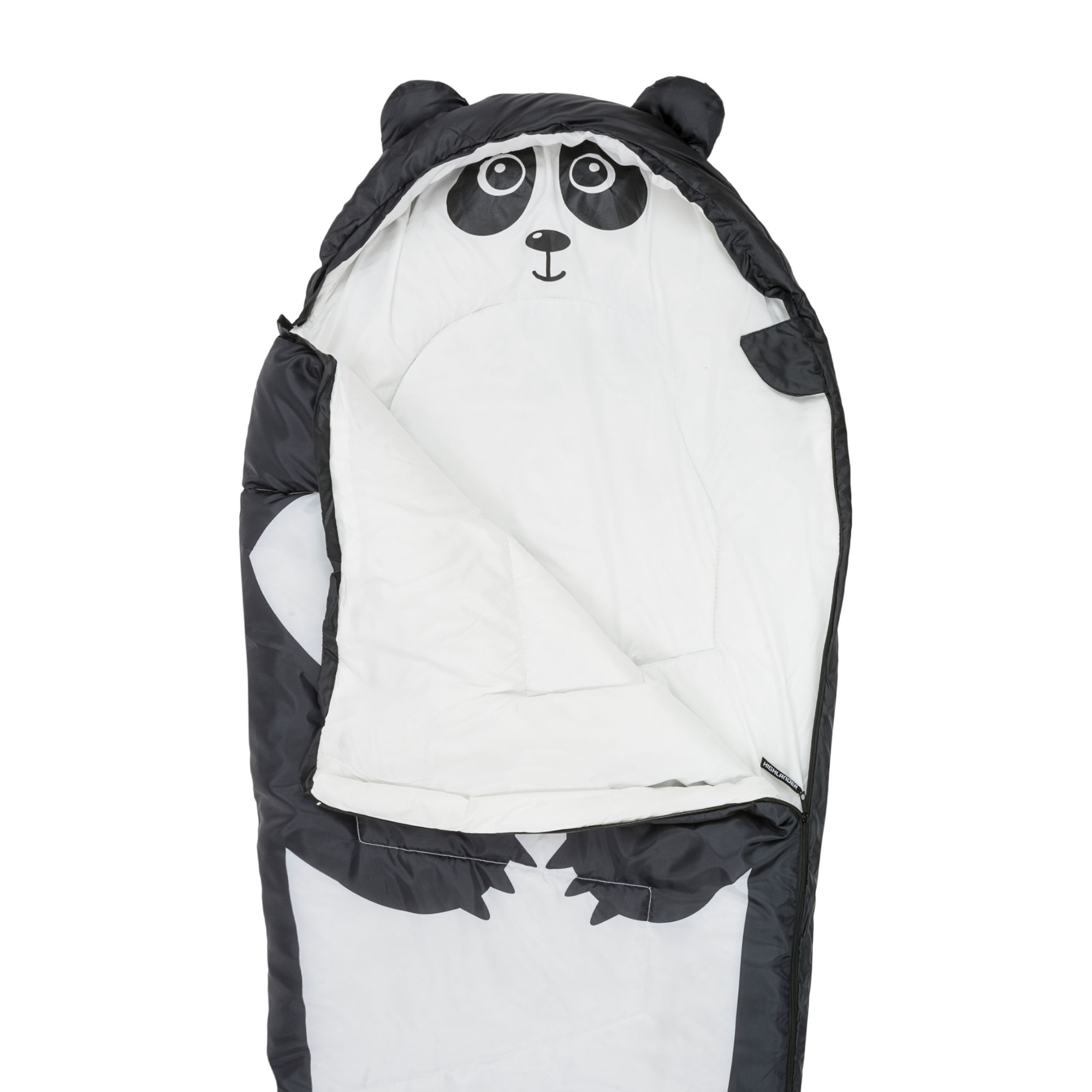 Highlander Kids Creature 4°C/6°C Sleeping Bag - Mummy Shape (Black)