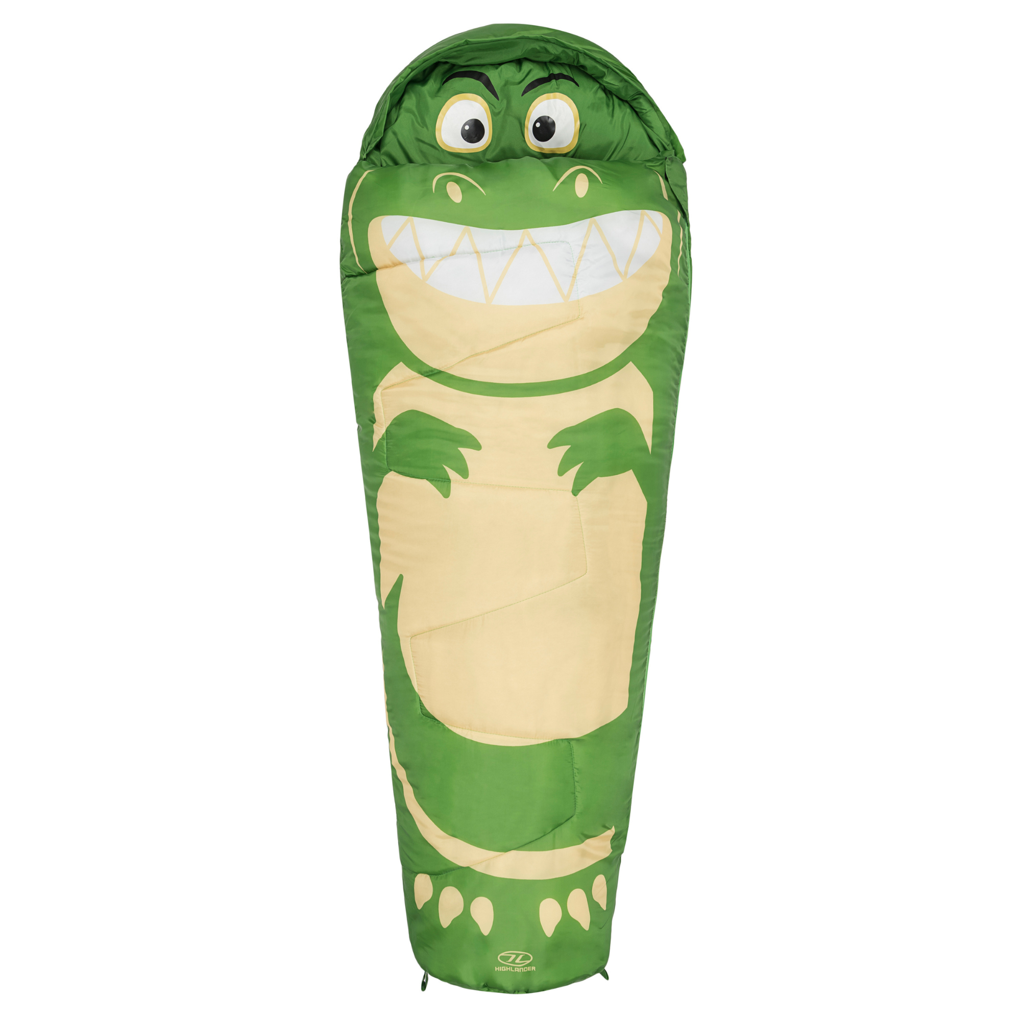 Highlander Kids Creature 4°C/6°C Sleeping Bag - Mummy Shape (Meadow Green)
