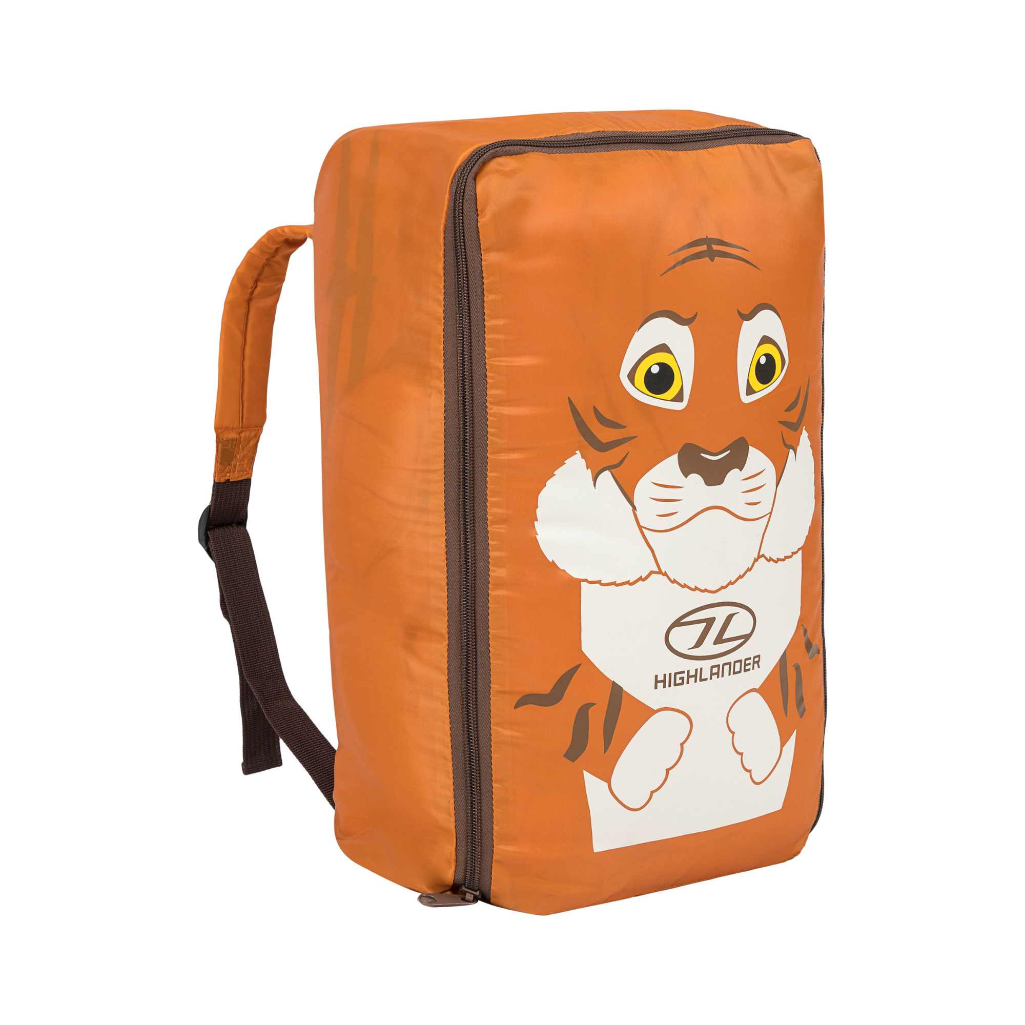 Highlander Kids Creature 4°C/6°C Sleeping Bag - Mummy Shape (Orange)