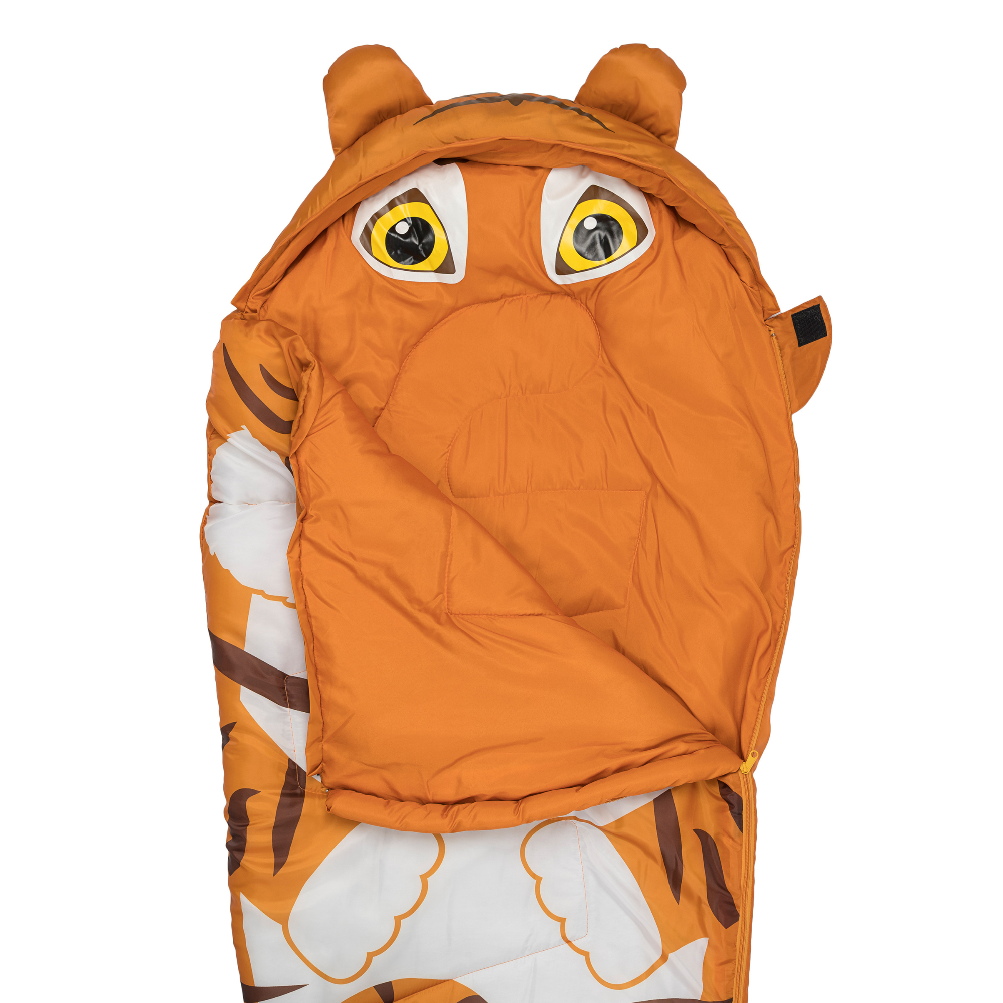 Highlander Kids Creature 4°C/6°C Sleeping Bag - Mummy Shape (Orange)