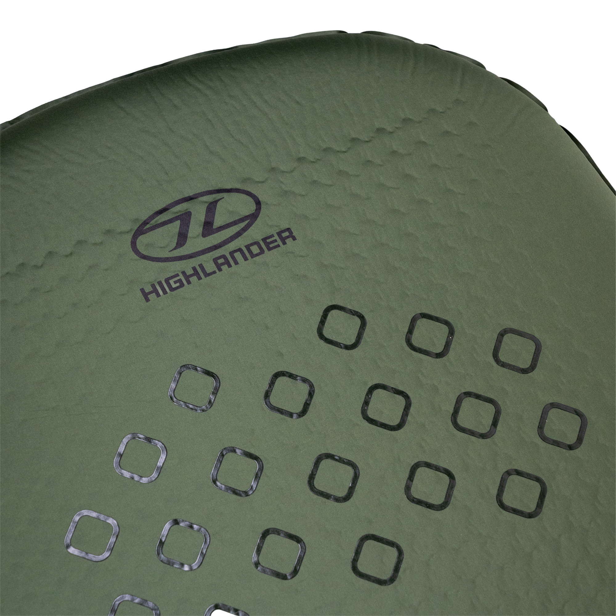 Highlander Self Inflating Kip Sleeping Mat 75mm Olive Green SM132-75