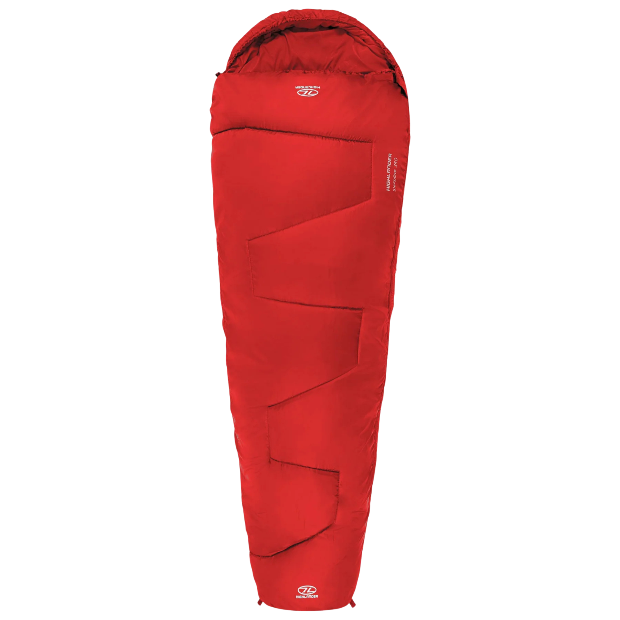 Highlander Sleepline 350 +5°C/+3°C Sleeping Bag (Red)