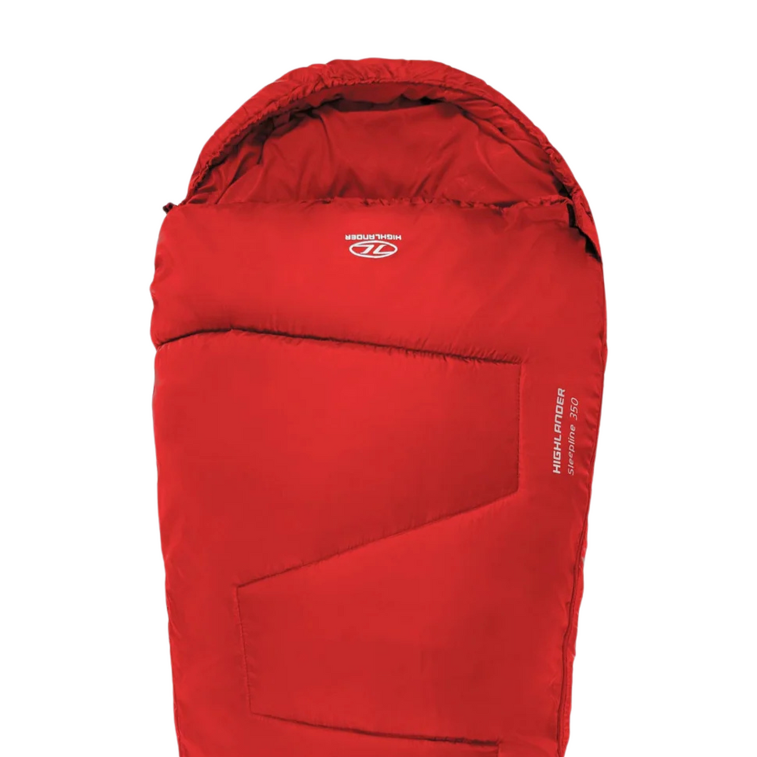Highlander Sleepline 350 Sleeping Bag (Red)(+5°C/+3°C)