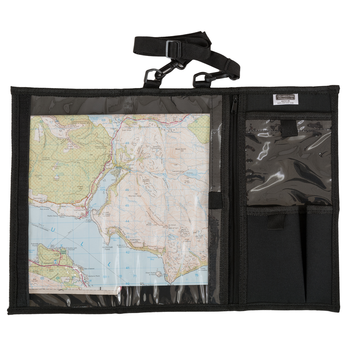 Highlander X-Plorer Map Case Black MAP001-BK