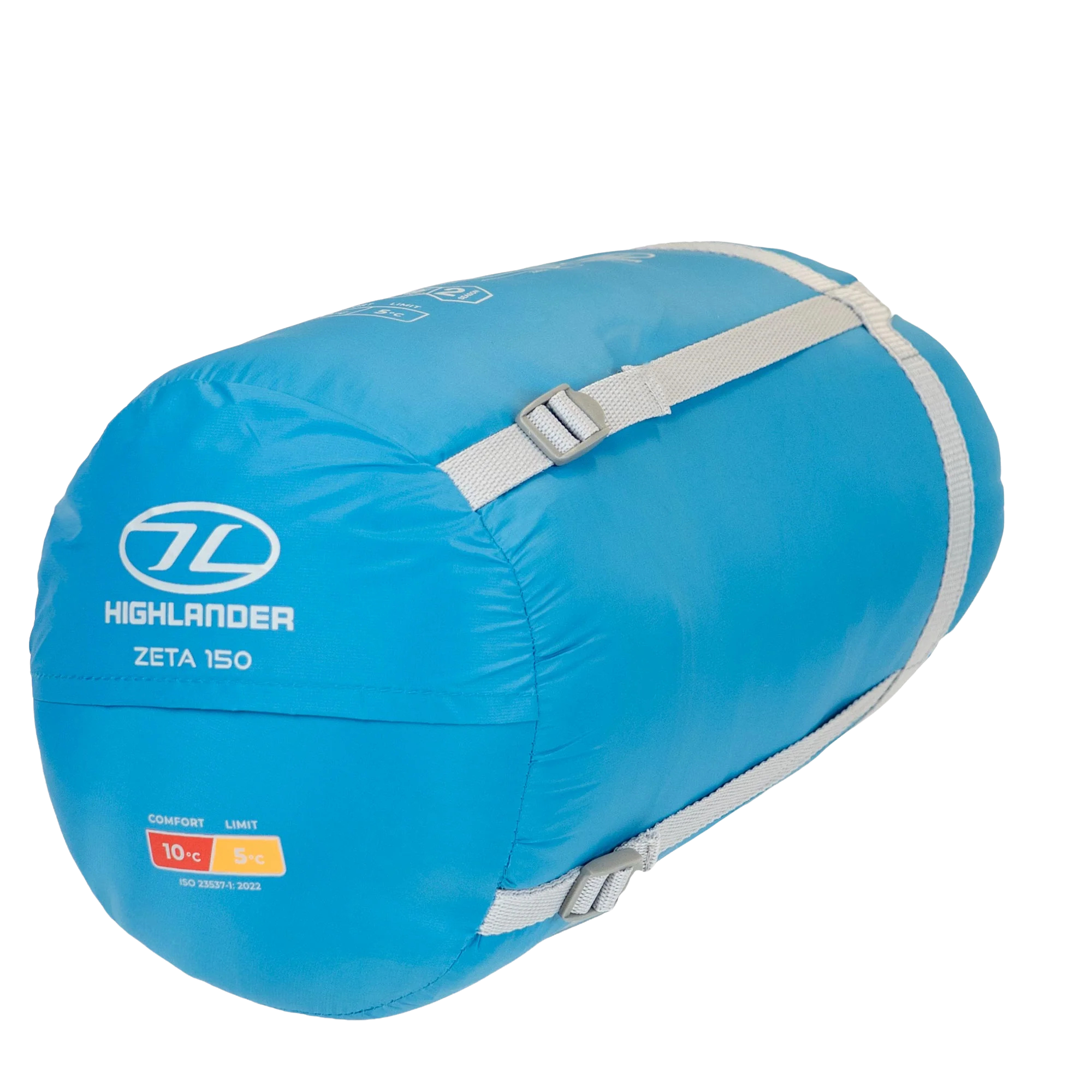 Highlander Zeta 150 5ºC/10ºC Sleeping Bag - Mummy Shape (Sky Blue)