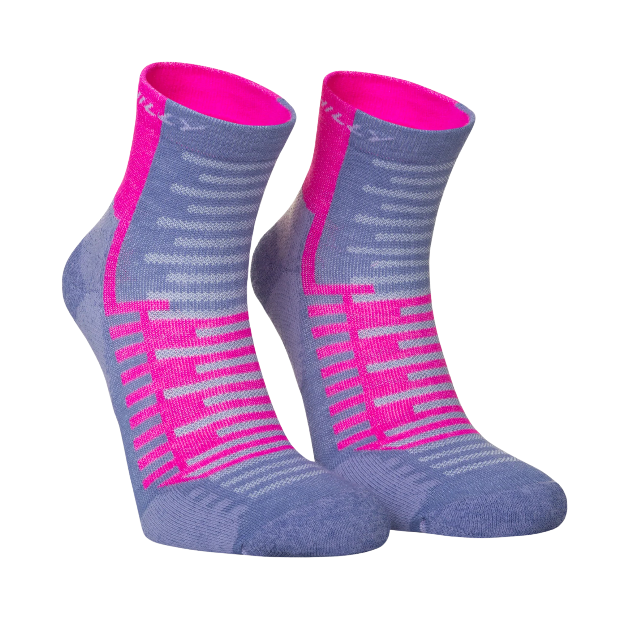 Hilly Unisex Active Running Anklet Socks (Lilac/Pink)