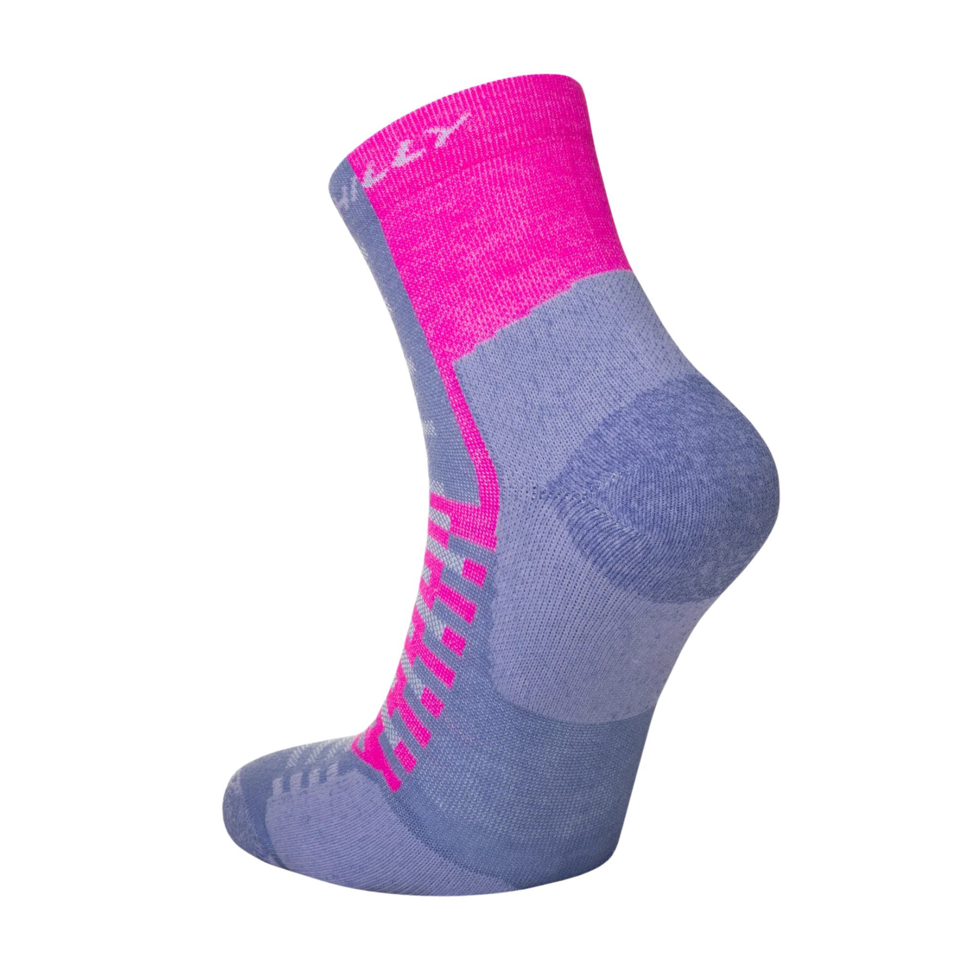Hilly Unisex Active Running Anklet Socks (Lilac/Pink)