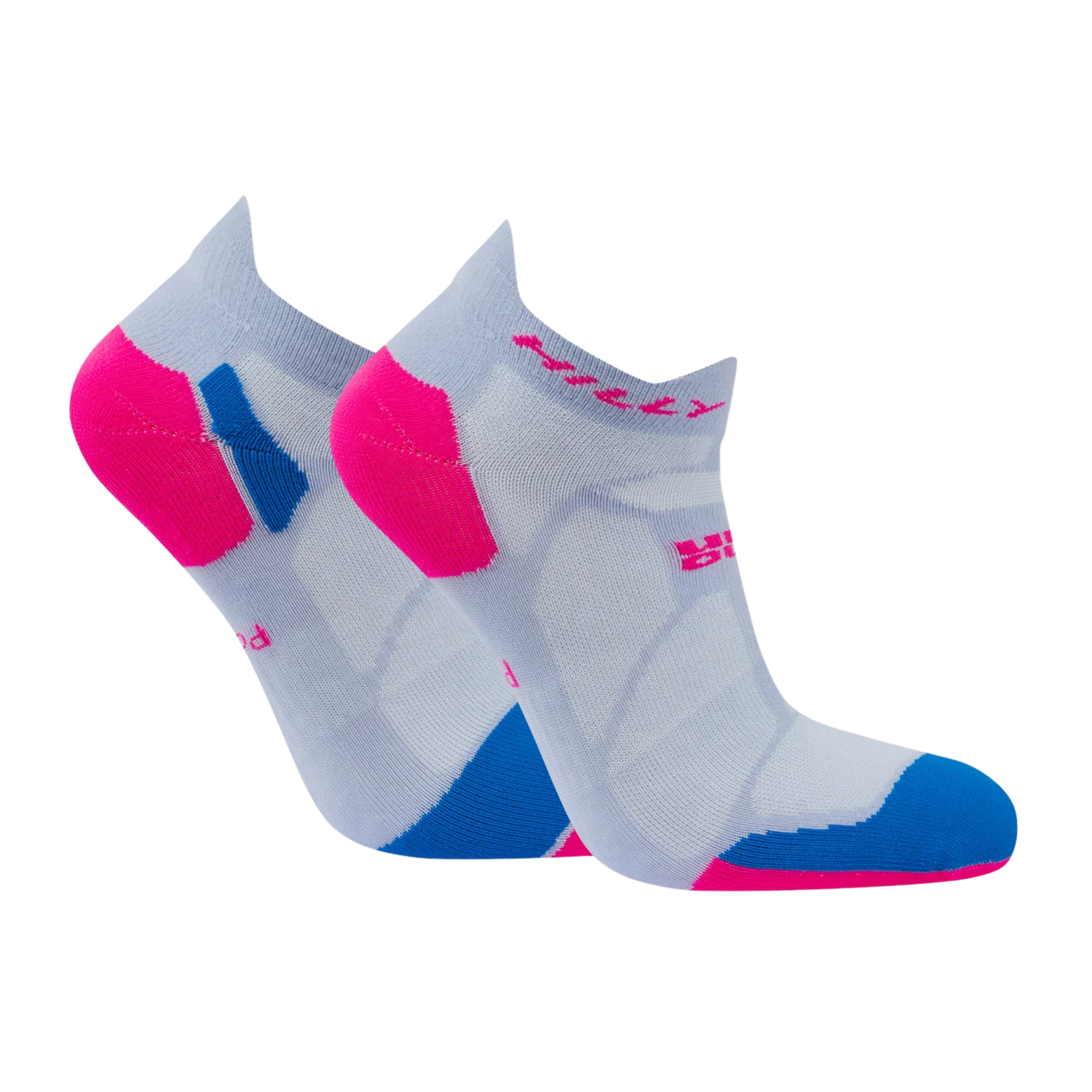 Hilly Unisex Marathon Fresh Running Socklets (Lilac/Hot Pink)