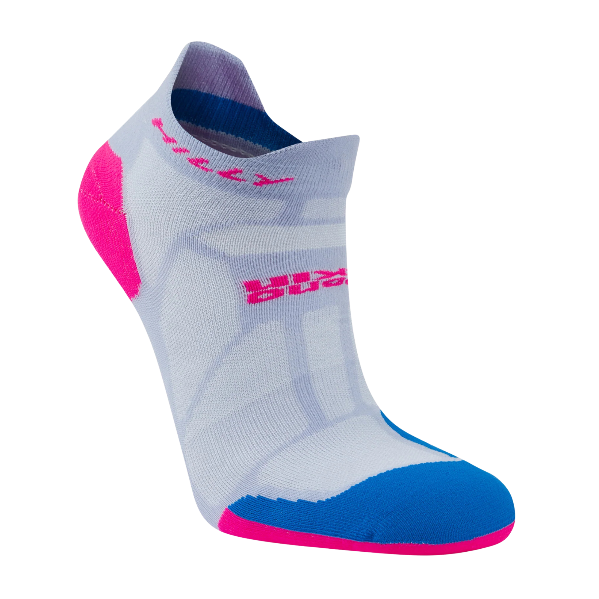 Hilly Unisex Marathon Fresh Running Socklets (Lilac/Hot Pink)