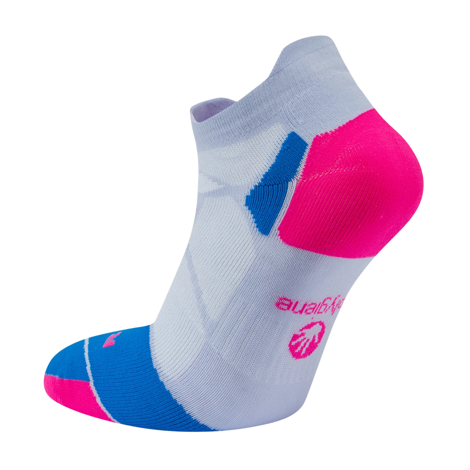 Hilly Unisex Marathon Fresh Running Socklets (Lilac/Hot Pink)