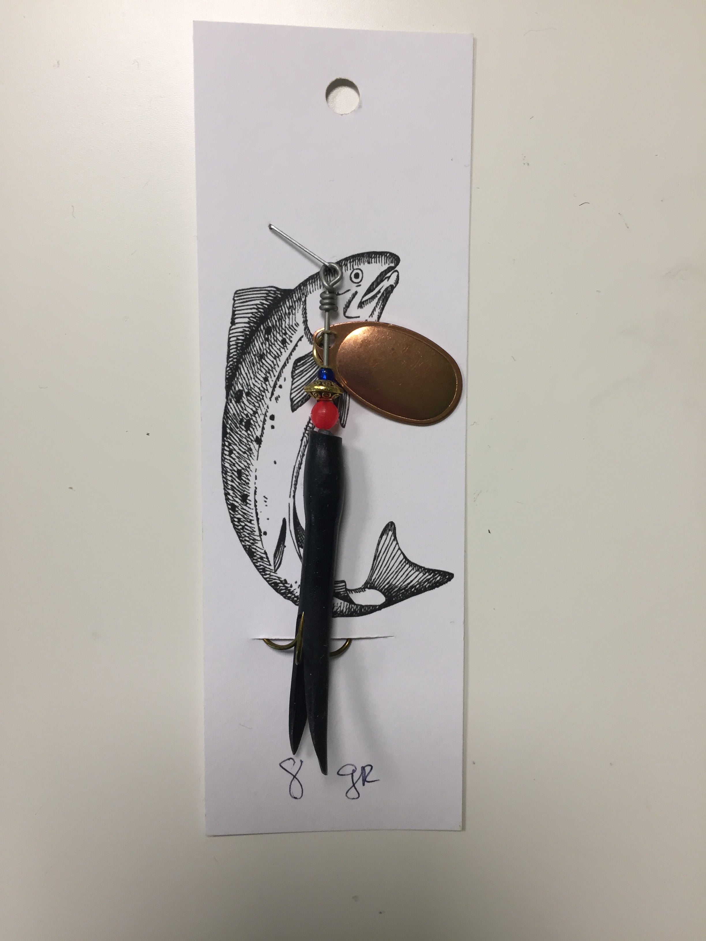 Flying C Spinning Lure (8g Black/Copper)