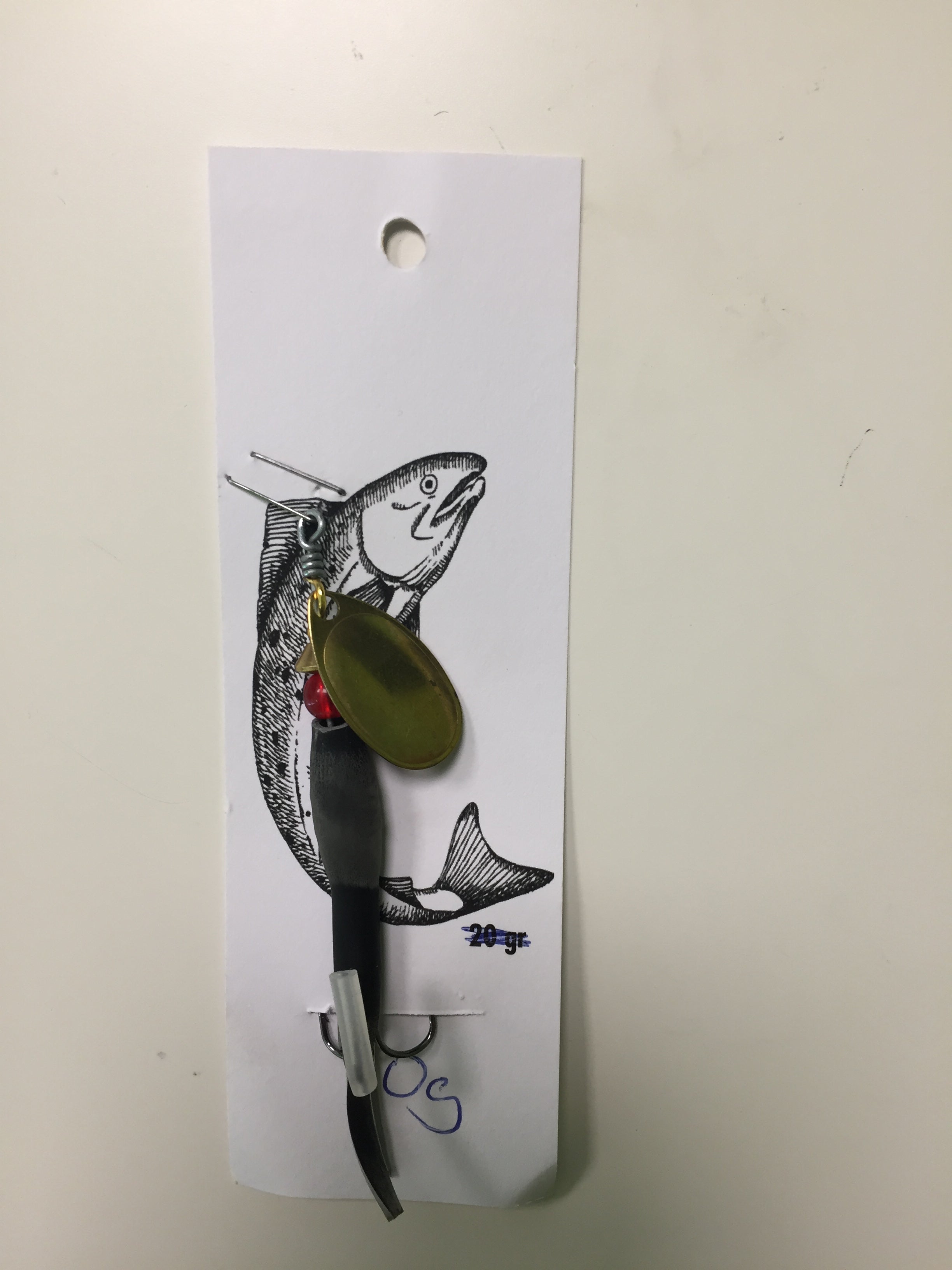 Flying C Spinning Lure (10g Black/Gold)