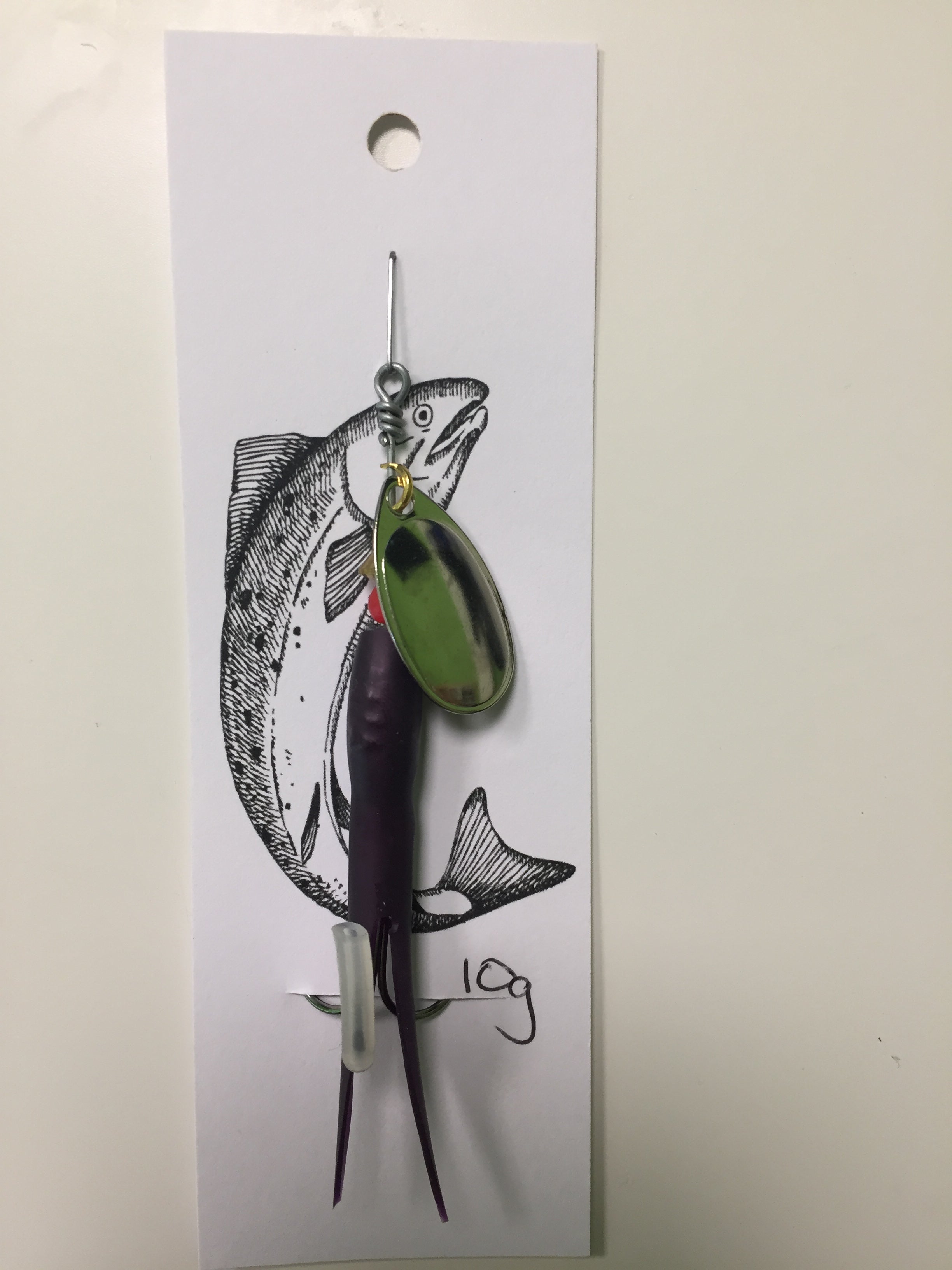 Flying C Spinning Lure (10g Purple/Silver)
