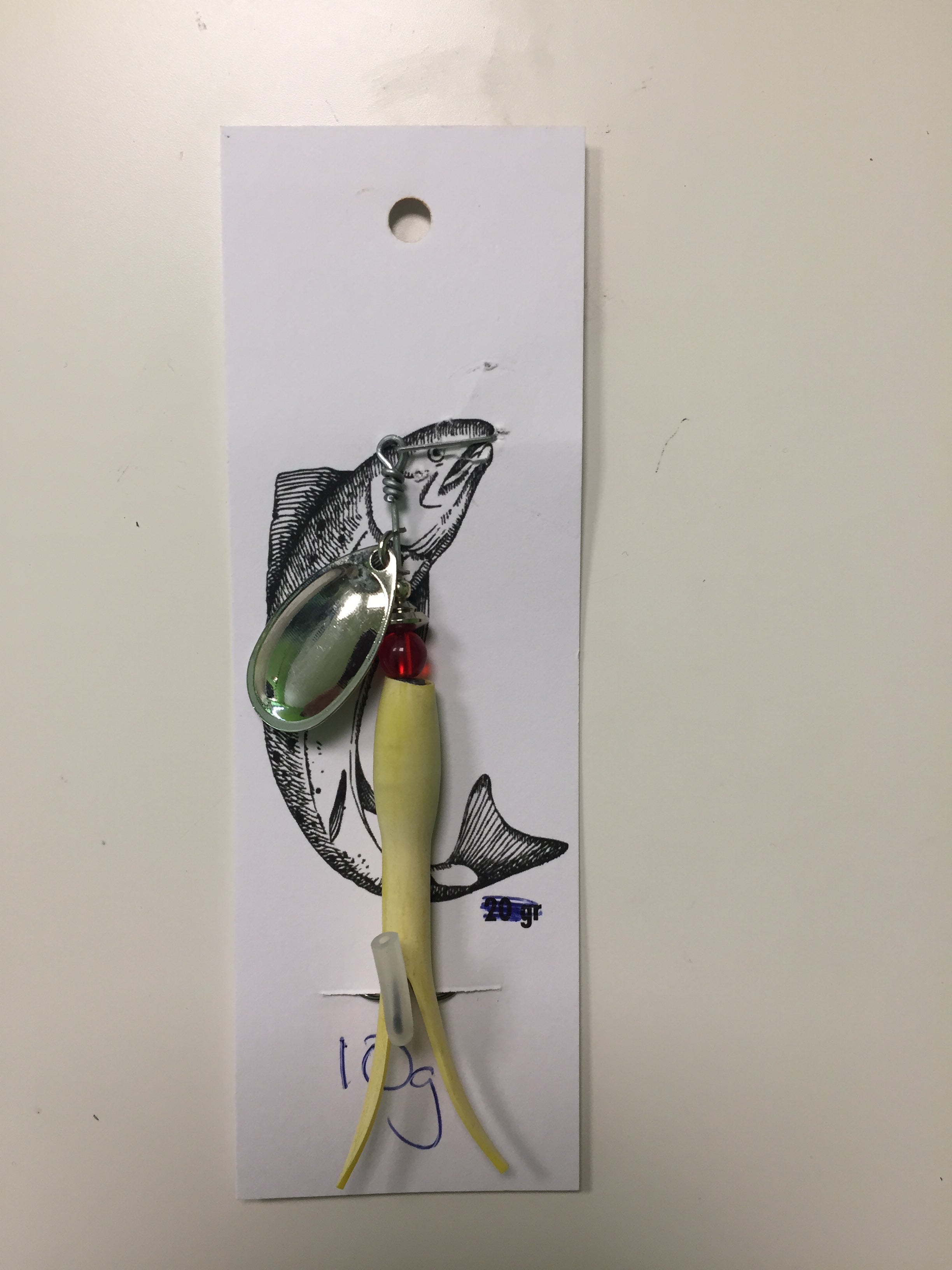 Flying C Spinning Lure (10g Yellow/Silver)