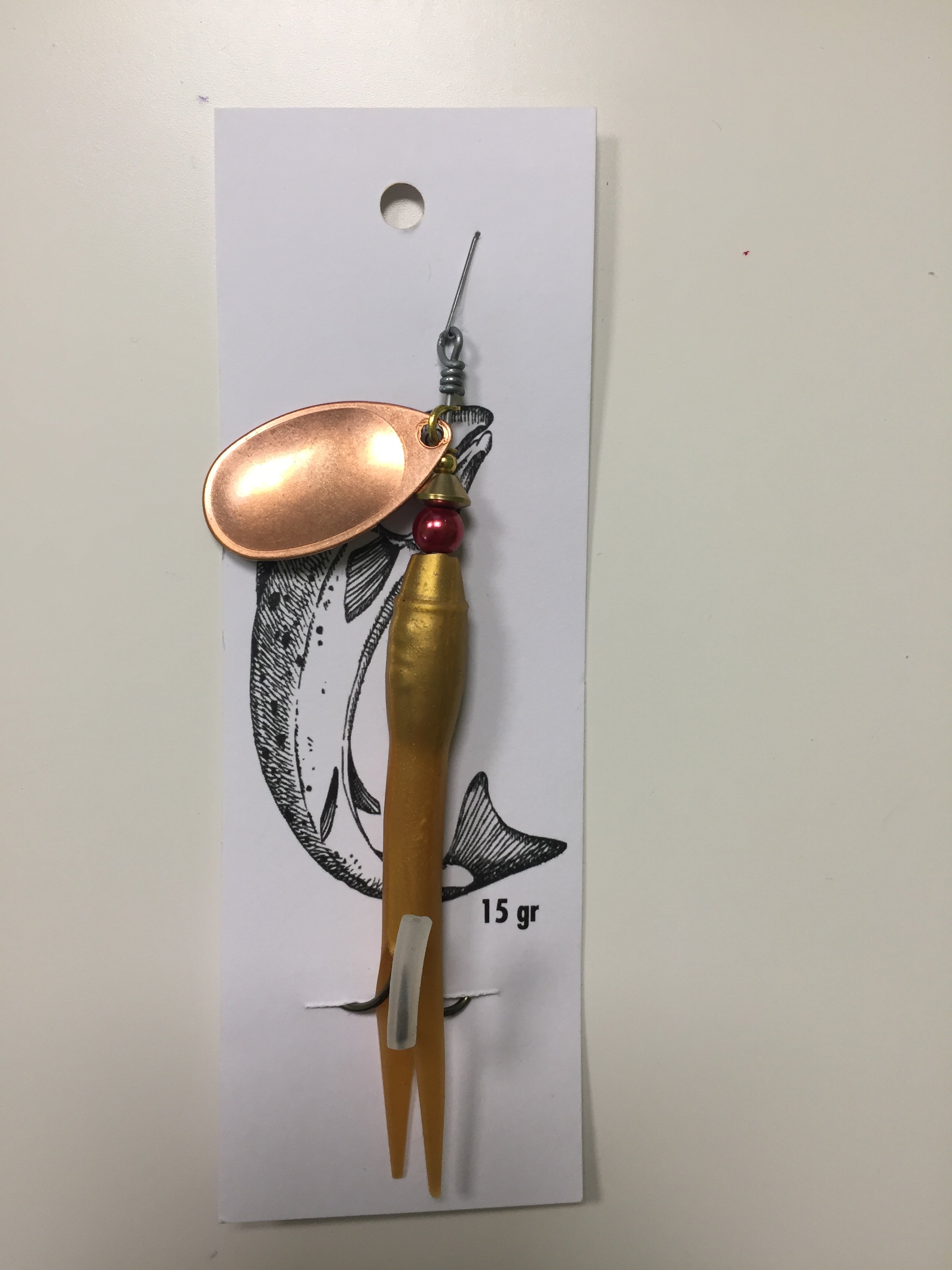 Flying C Spinning Lure (15g Gold/Copper)