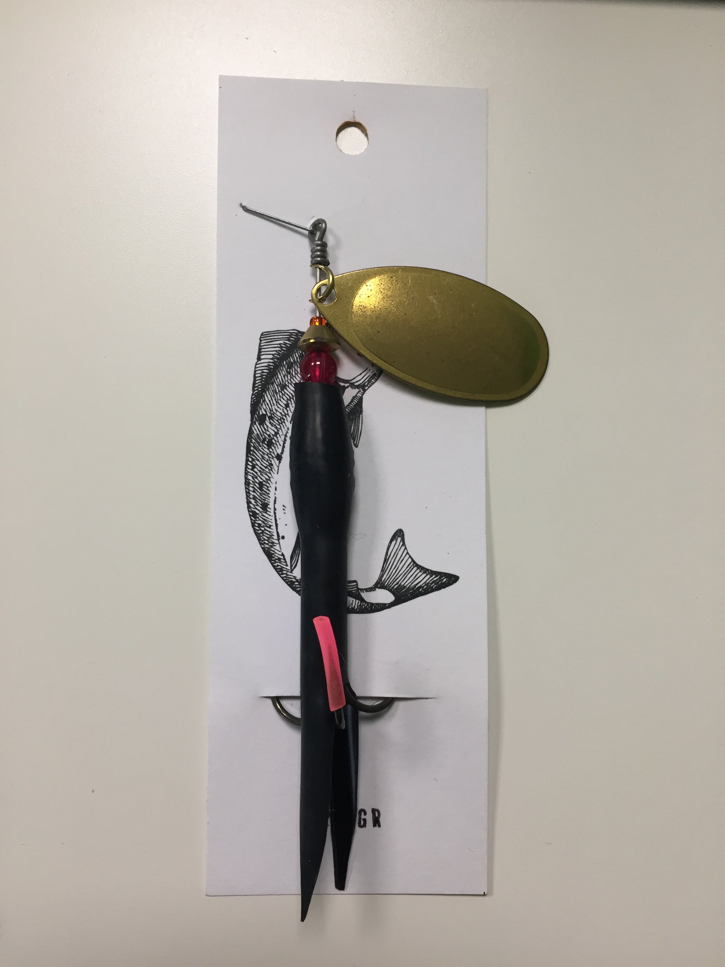 Flying C Spinning Lure (20g Black/Gold)