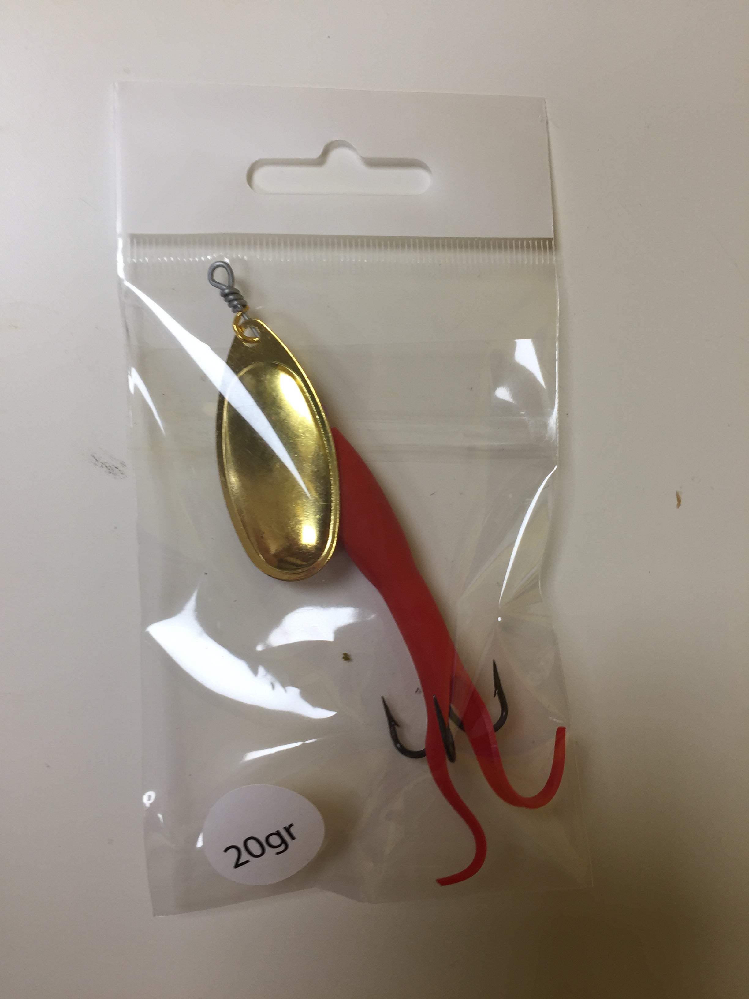 Flying C Spinning Lure (20g Red/Gold)