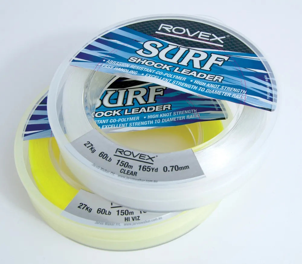 Rovex Surf Shock Mono Leader Line (0.70mm/60lb/150m)(Clear)