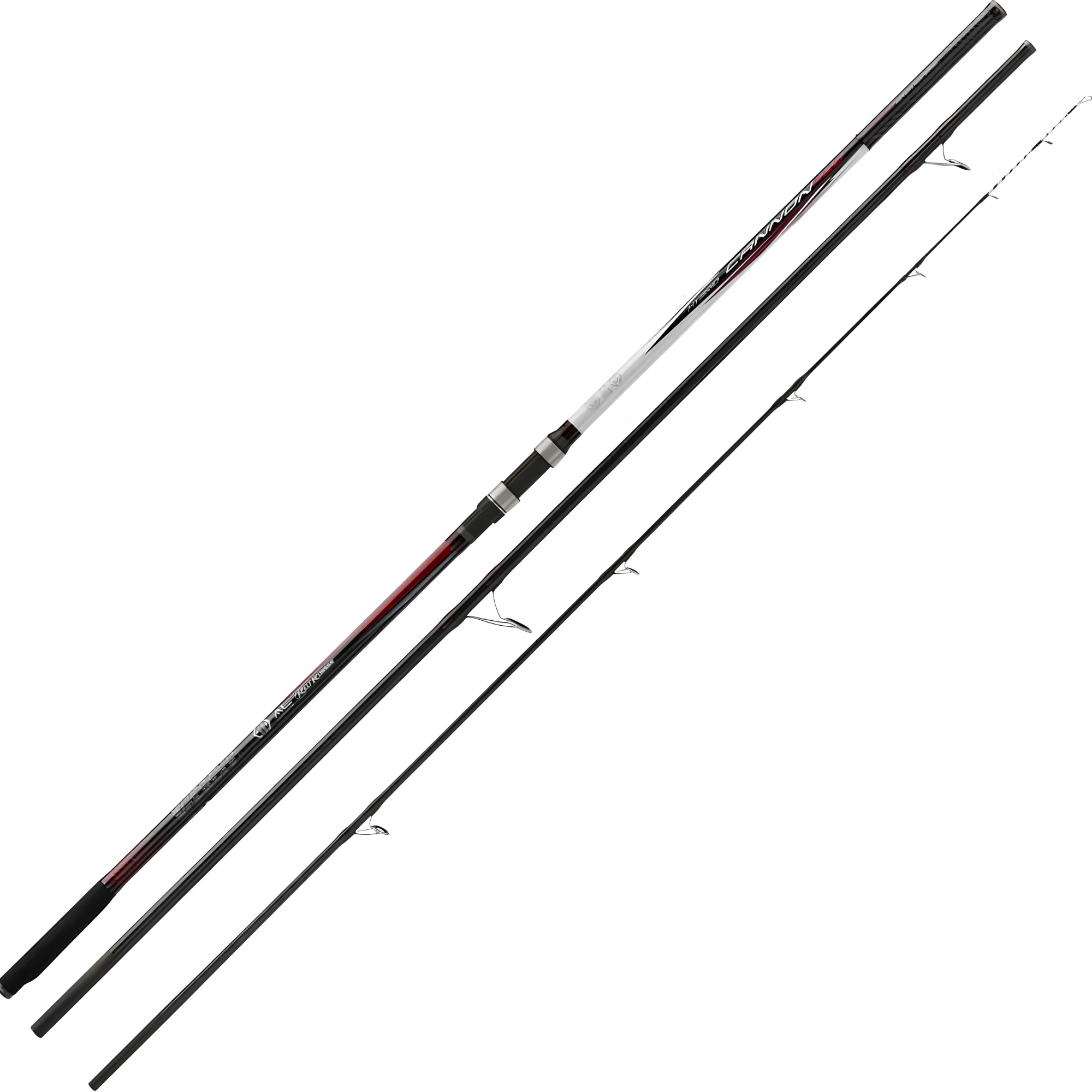 Kali Kunnan 14ft 4.2m Cannon Hybrid Tip Alconite Guides 3 Section Surf Beachcasting Beachcaster Rod 100-250g AC-84330