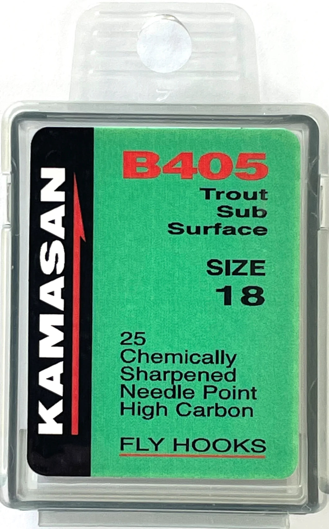 Kamasan B405 Trout Sub Surface Fly Hooks (25 Pack)