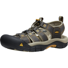 Load image into Gallery viewer, Keen Men&#39;s Newport H2 Closed Toe Sandals (Raven/Aluminium)
