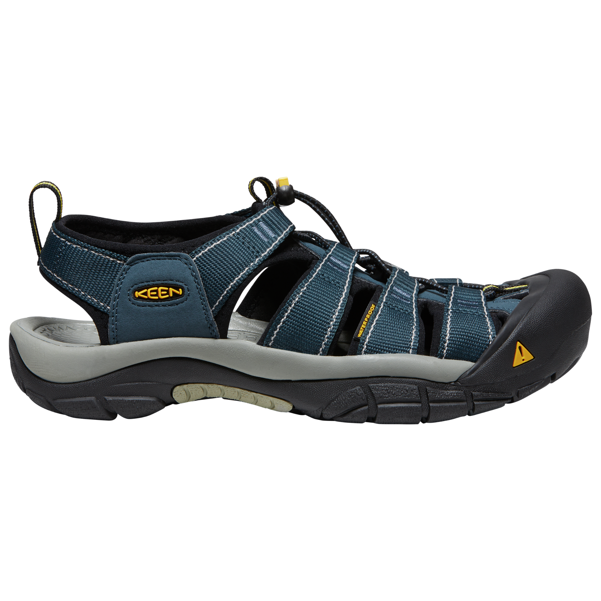Keen Men's Newport H2 Closed Toe Sandals (Navy/Medium Grey)