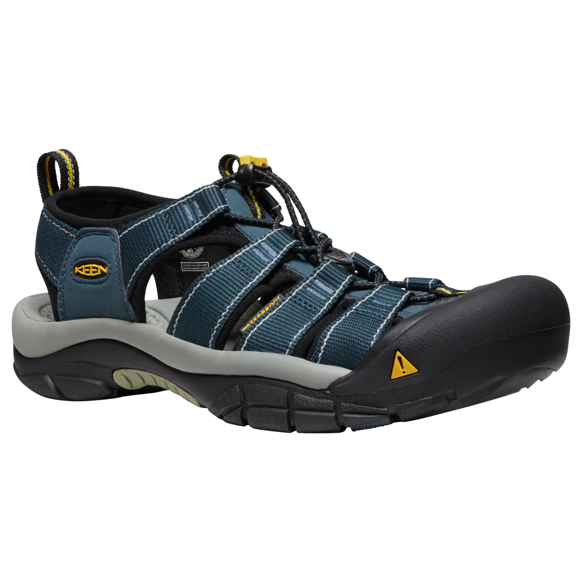 Keen Men's Newport H2 Closed Toe Sandals (Navy/Medium Grey)