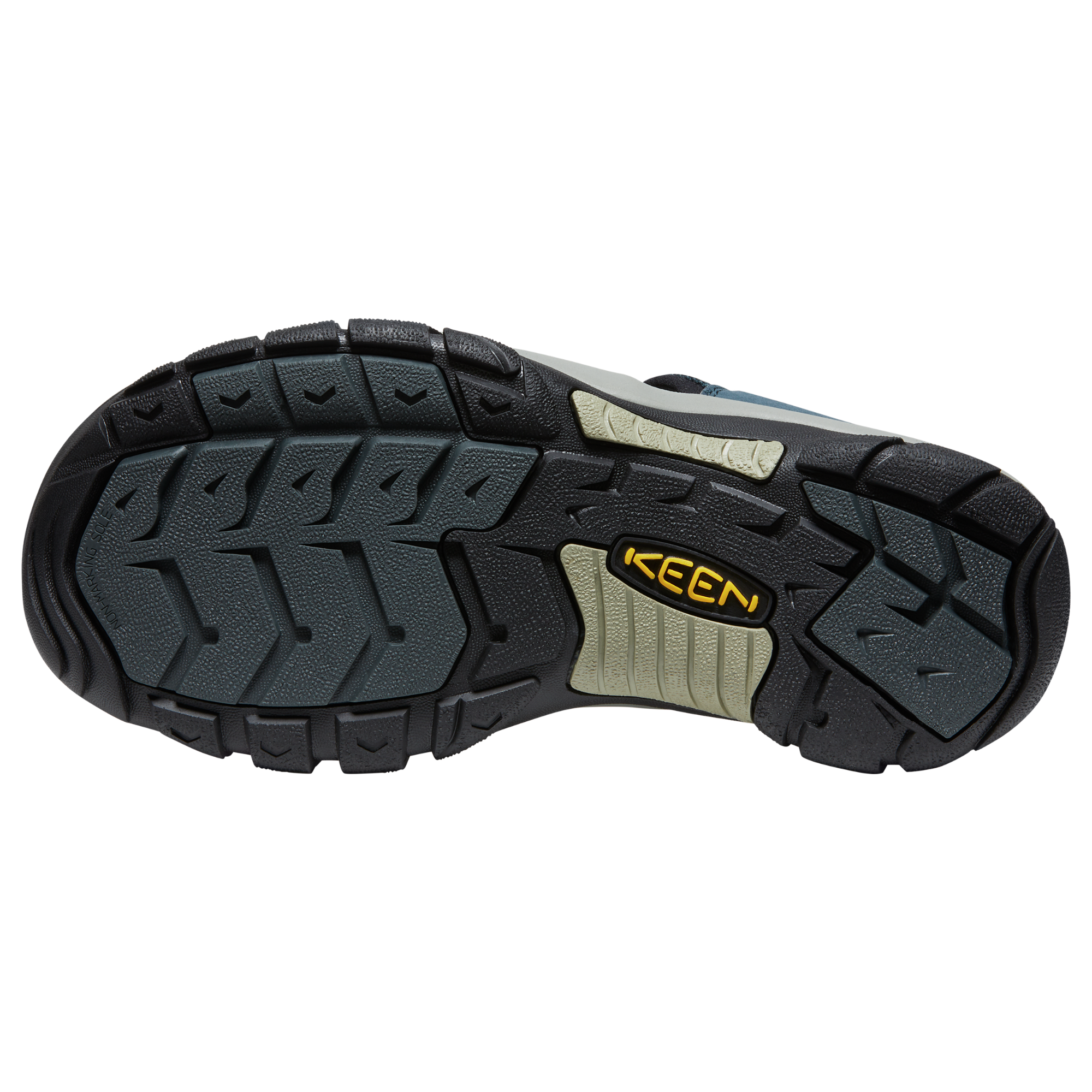 Keen Men's Newport H2 Closed Toe Sandals (Navy/Medium Grey)