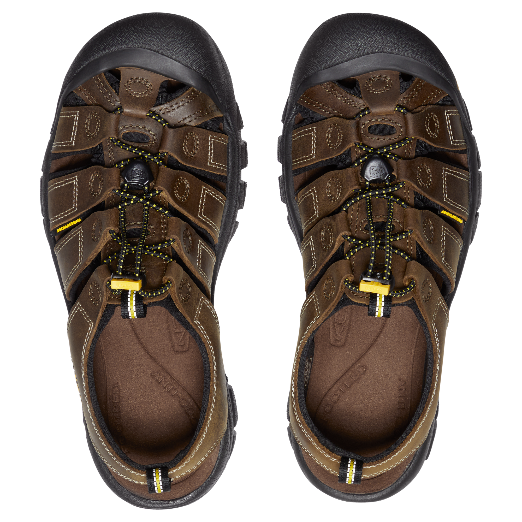 Keen Men's Newport Closed Toe Sandals (Bison)