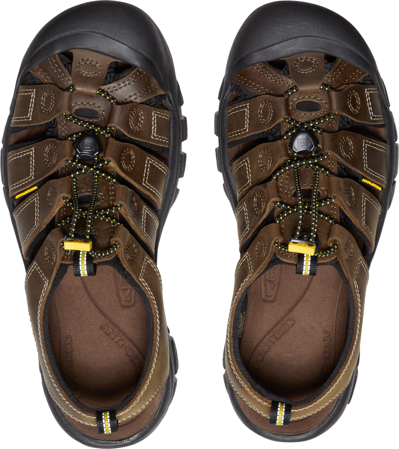 Keen Men's Newport Closed Toe Sandals (Bison)